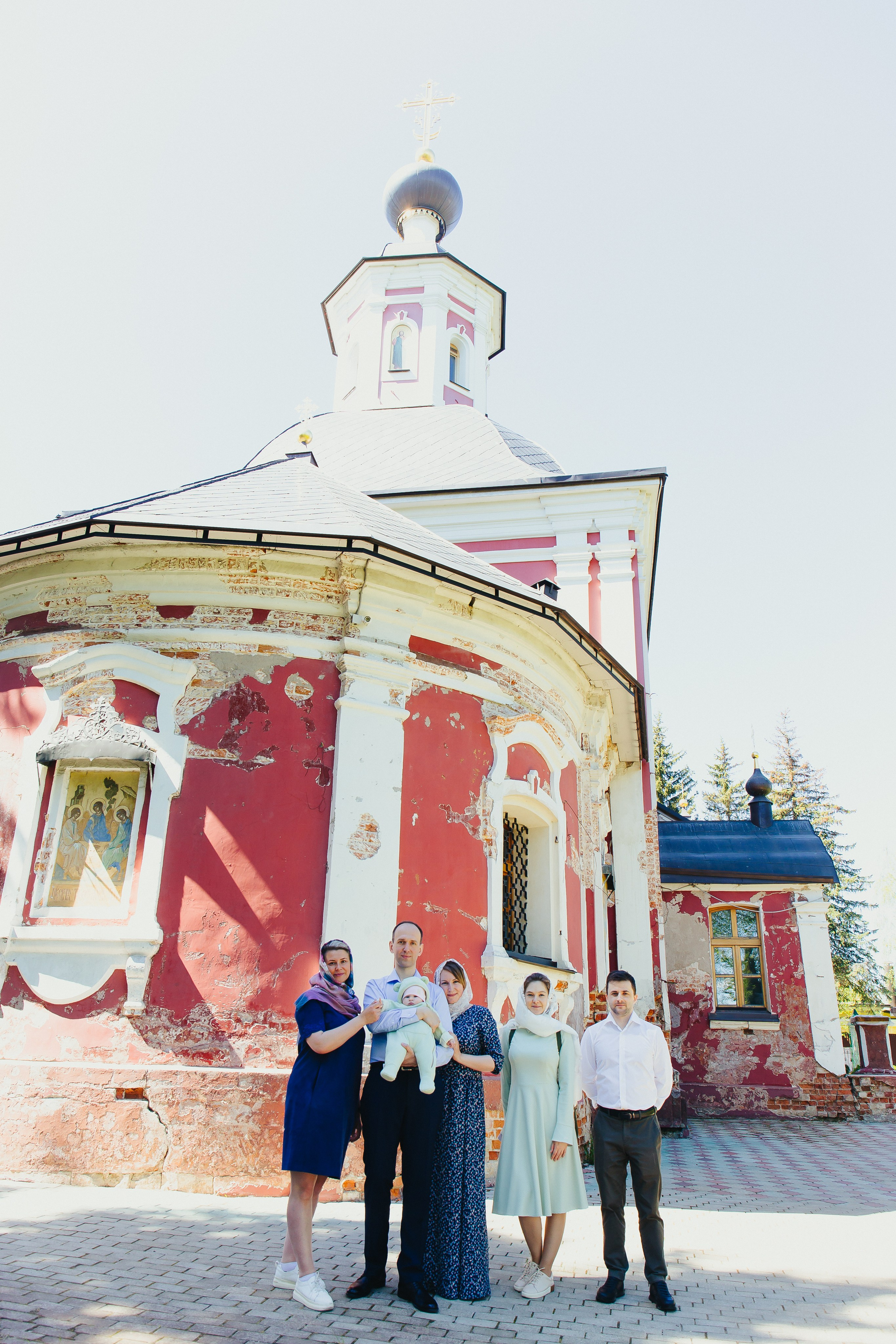 Фотосессия крещения малыша. Фотограф новорожденных и детский в Сергиевом Посаде Кругликова Юлия