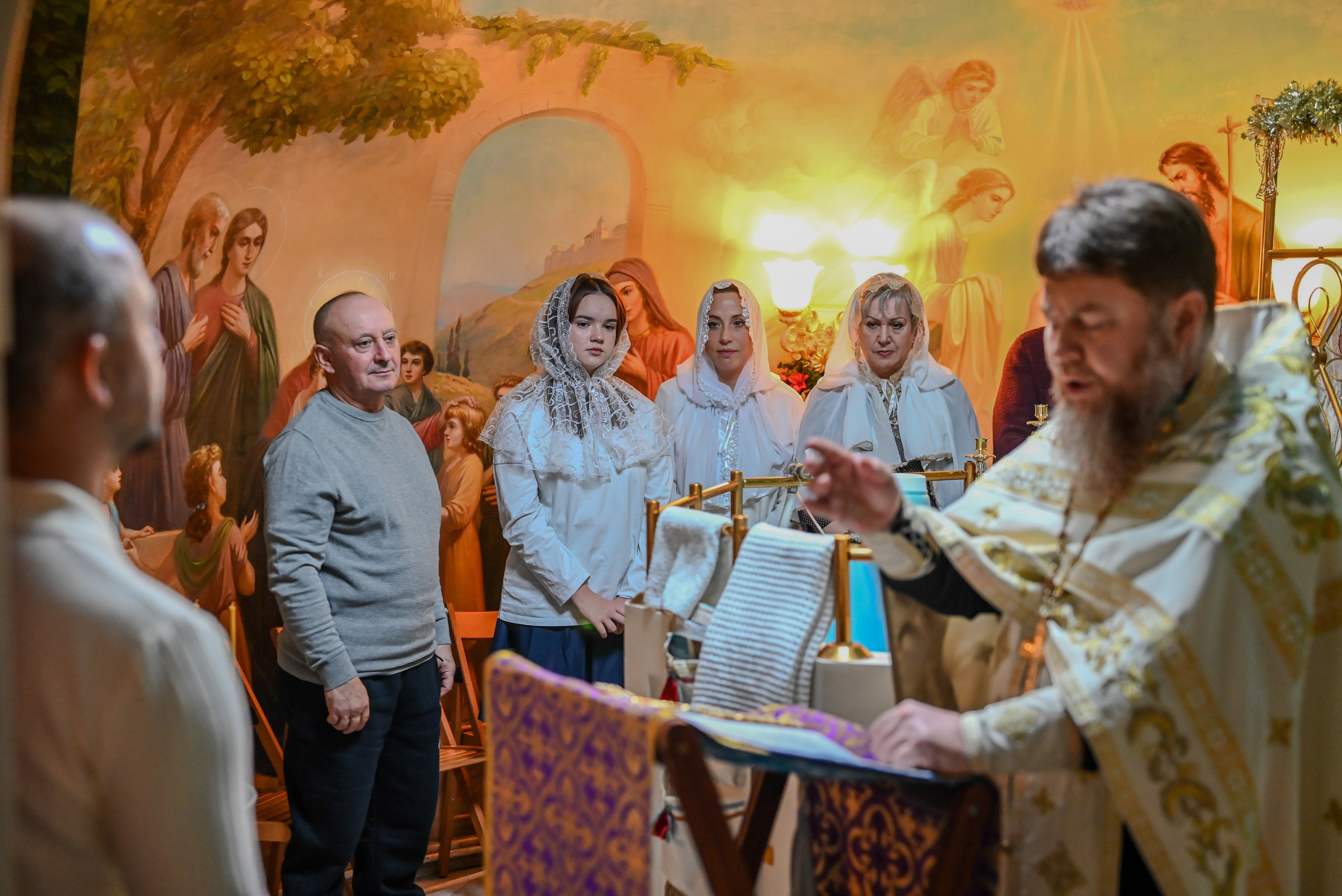 Крещение Совхоз Ленина. Семейный и детский фотограф Москва