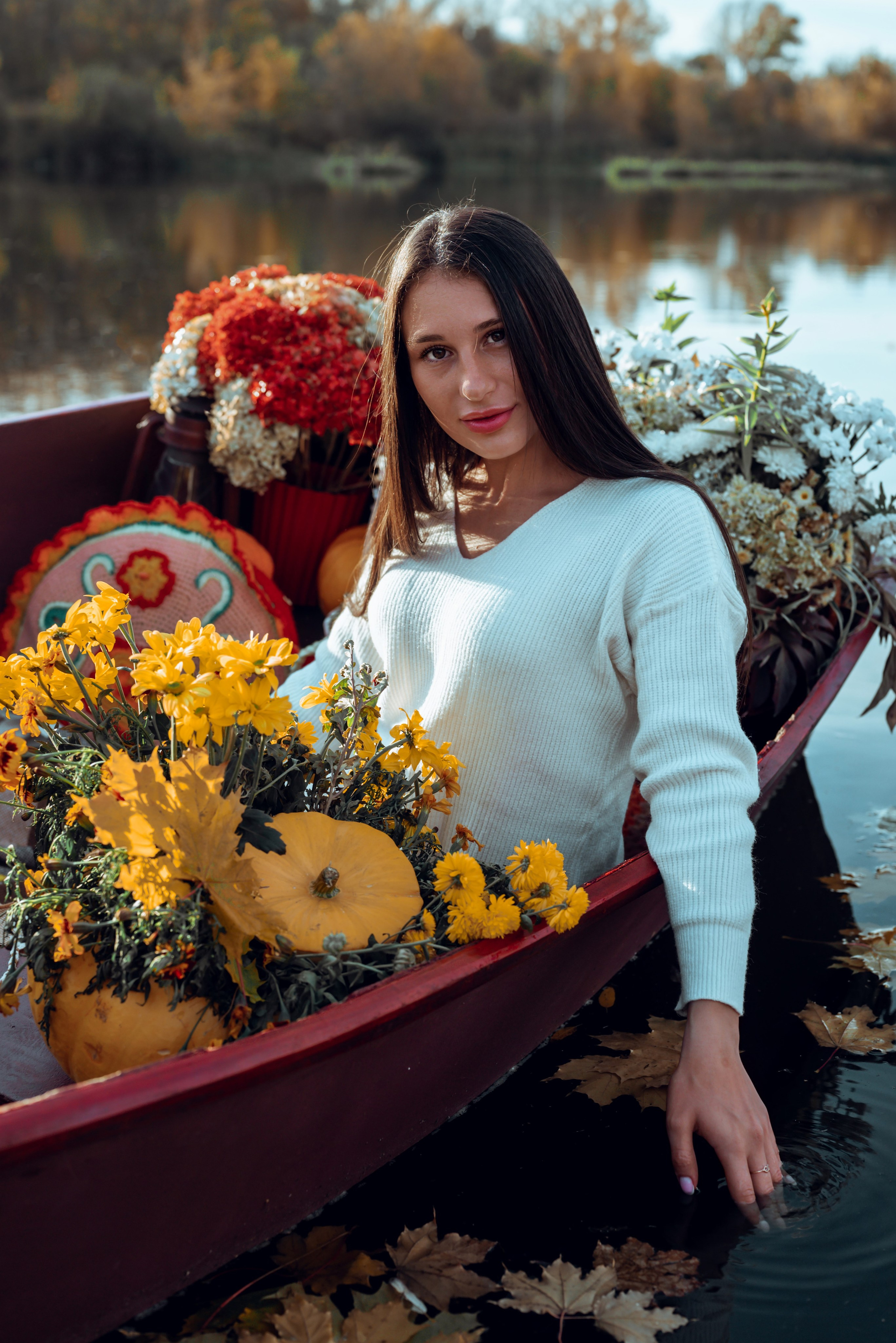 Фотопроект с осенней лодкой. Фотограф в городе Салават