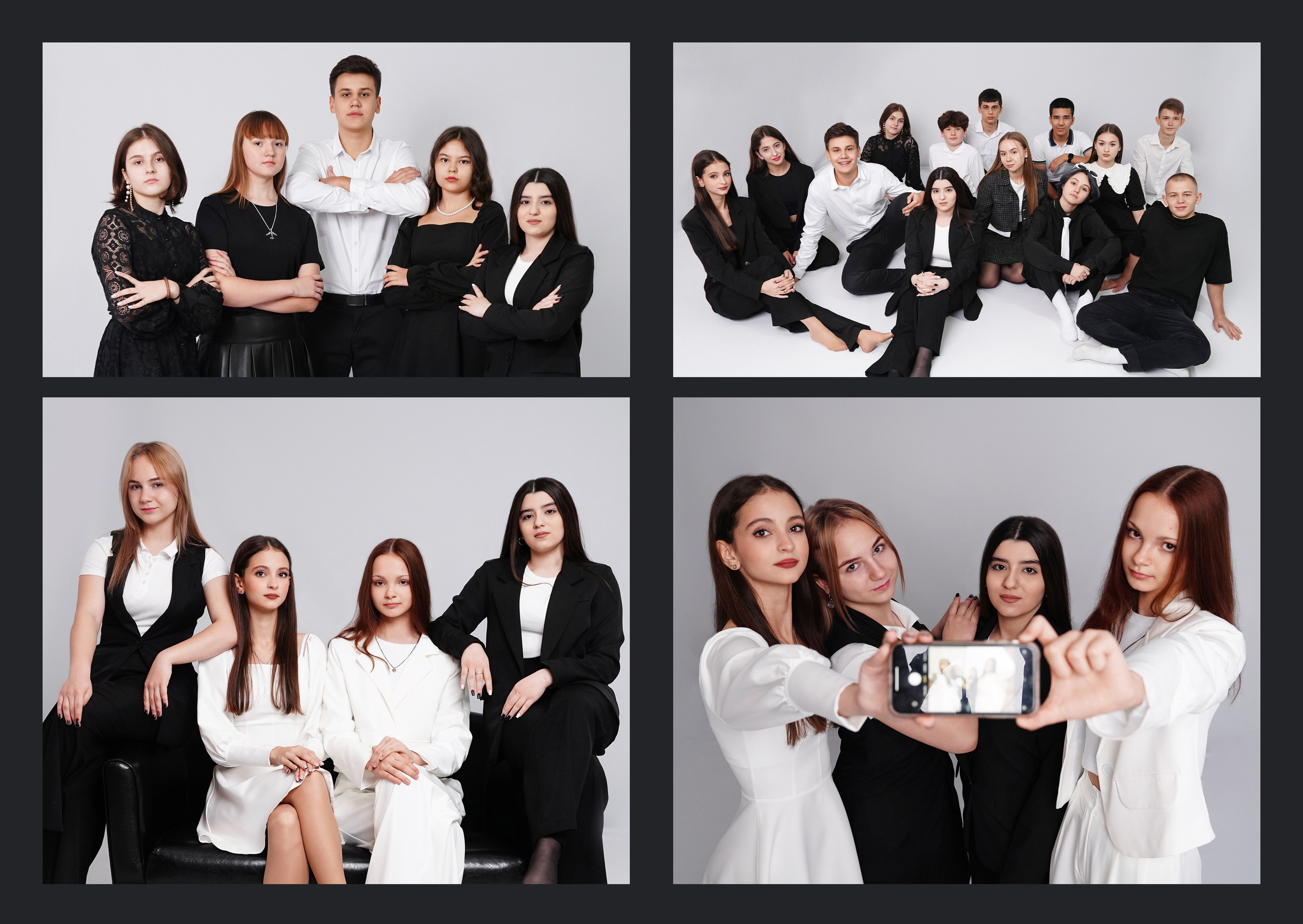 Черно-белый стиль. MEMENTO.Выпускные альбомы, школьные, юбилейные и другие книги. Ростов-на-Дону