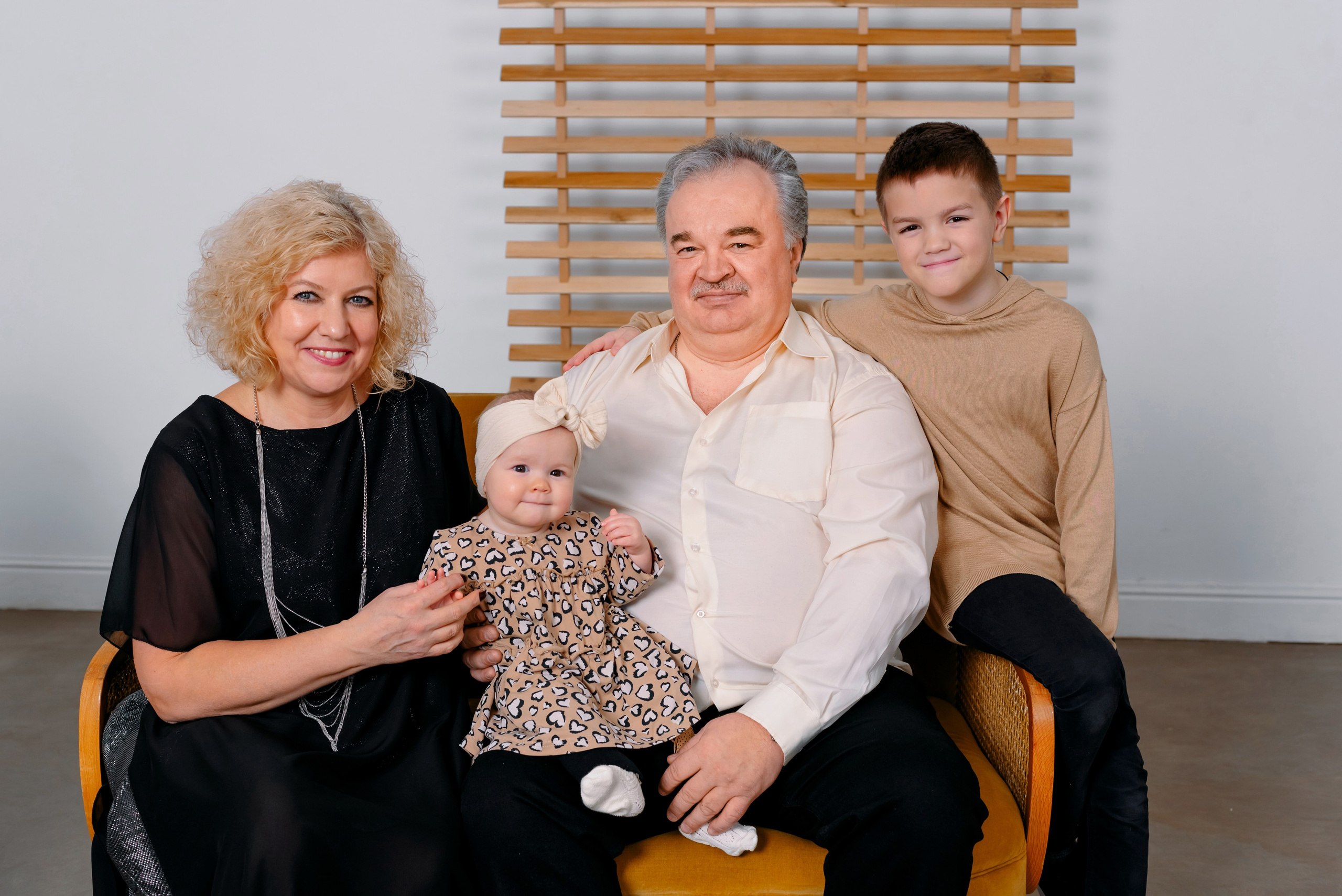 Фотосессия большой семьи. Фотограф Юлия Кондратьева