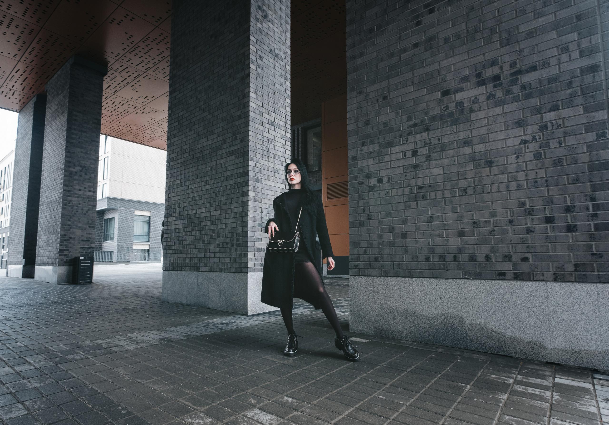 Первый прогулочный фотосет 2026. Портретный фотограф в Новосибирске