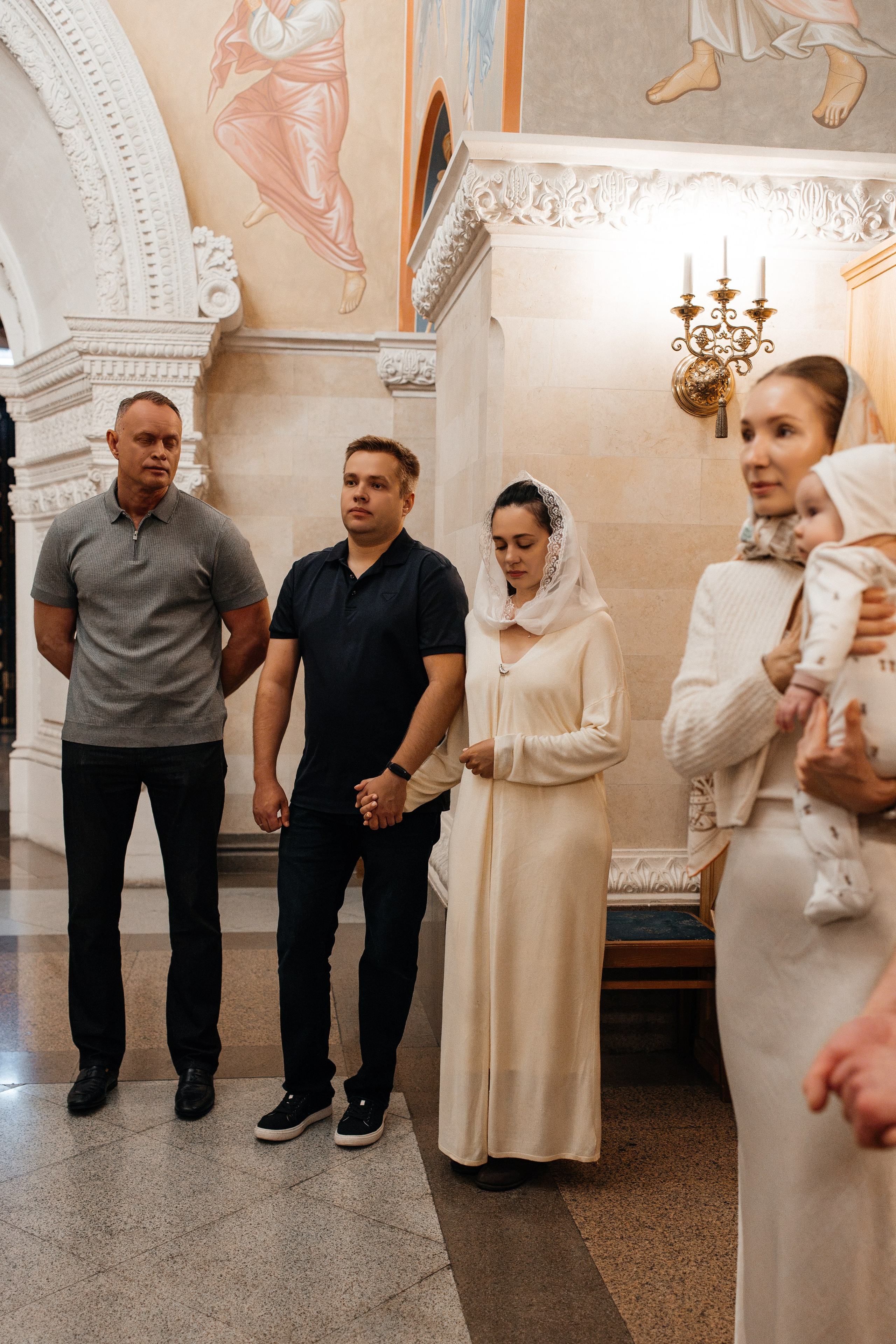 Крещение Анны. Семейный фотограф в Москве Алина Киблина