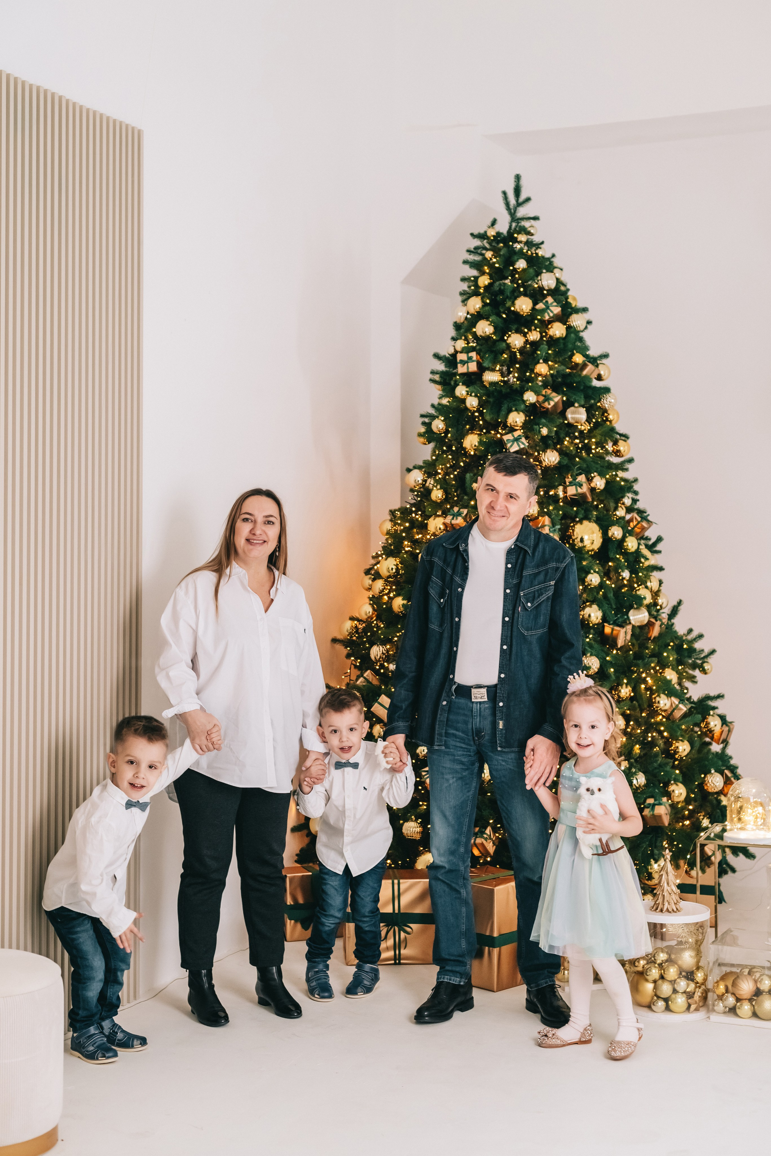Новогодняя семейная фотосессия Кемерово