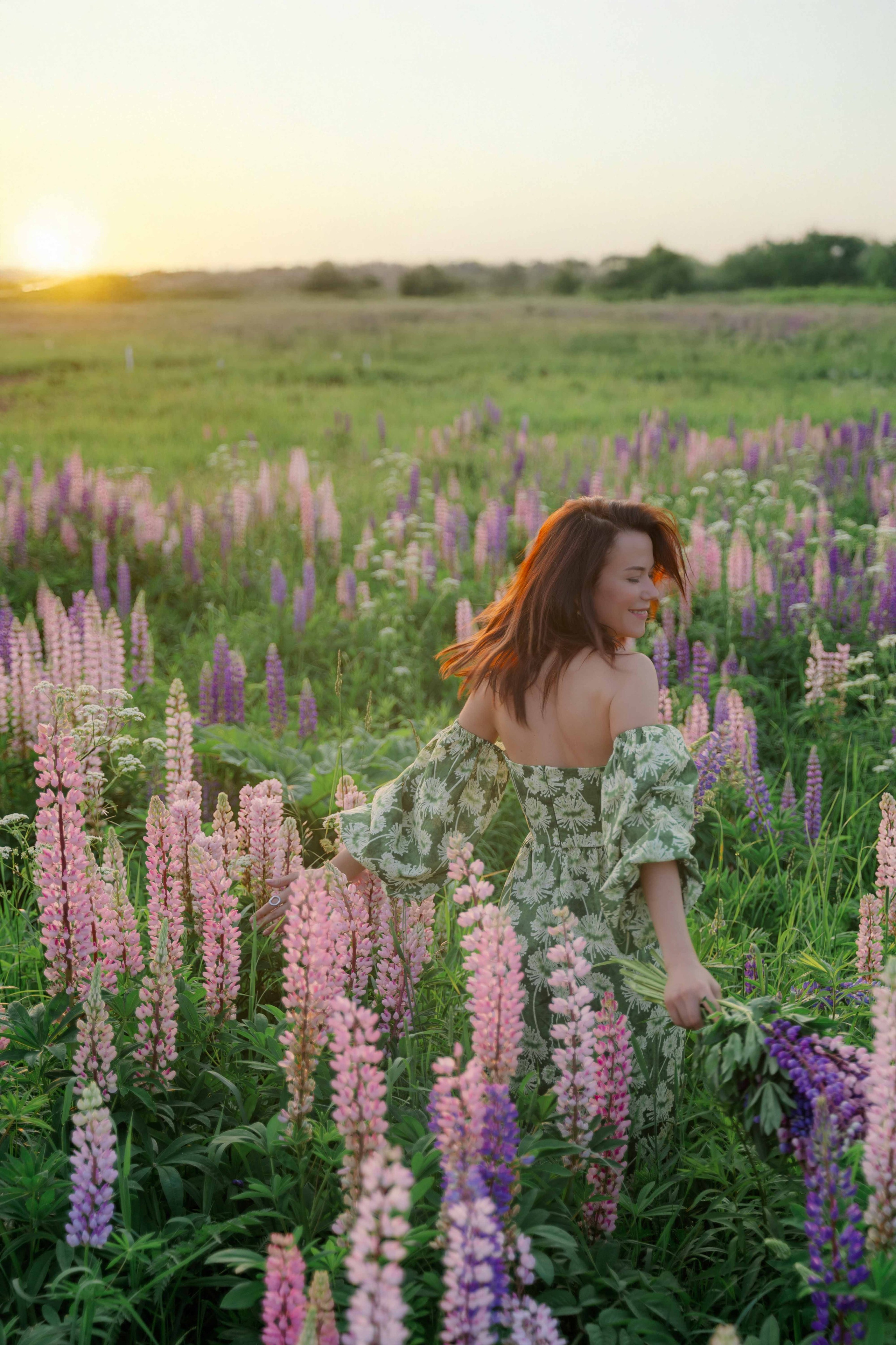 Наташа и люпины. Фотограф и видеограф в Москве и Абу Даби Мария Кулагина