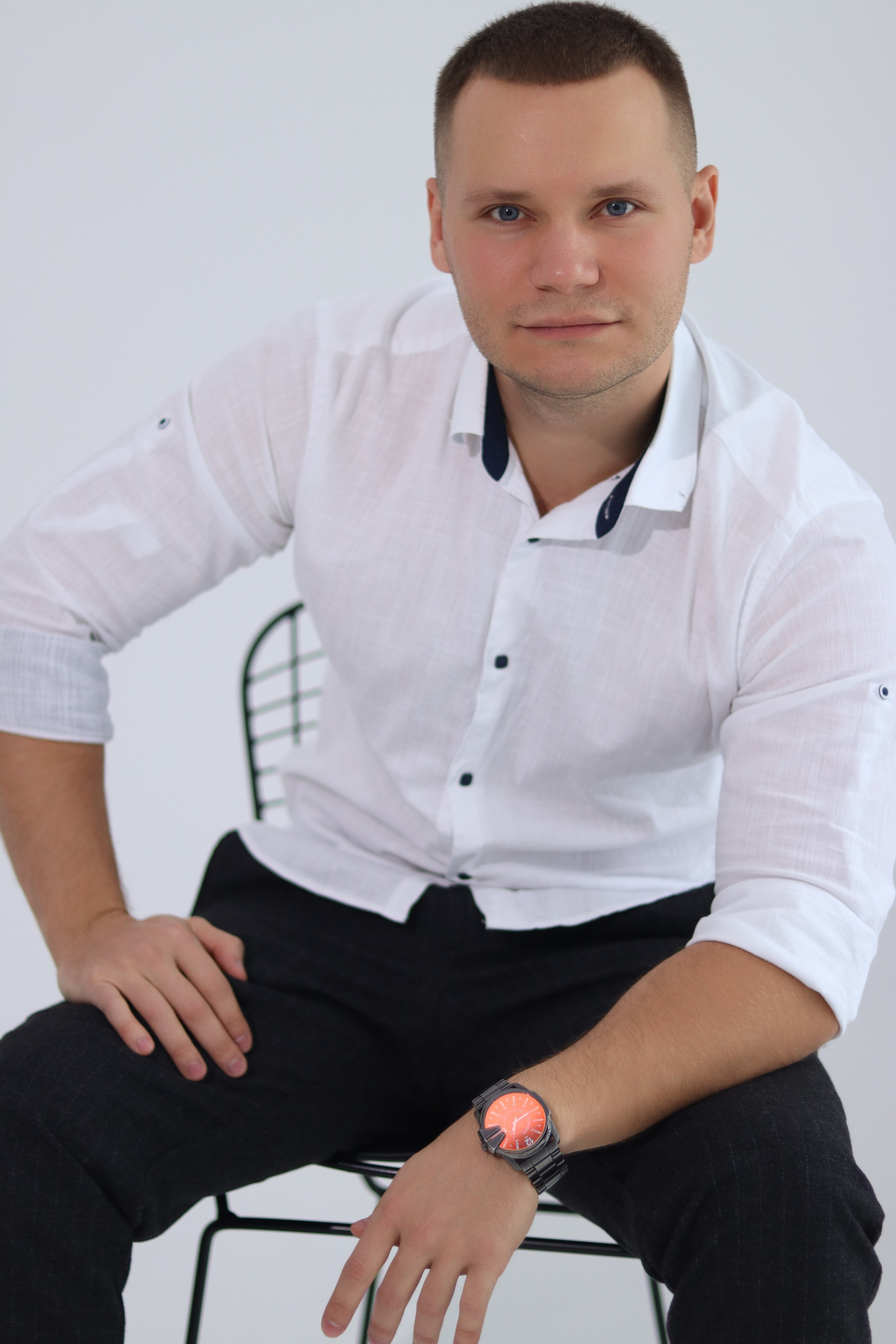 Фотосьёмка для Витали в студии. Фотограф Самара Лена Мандарин