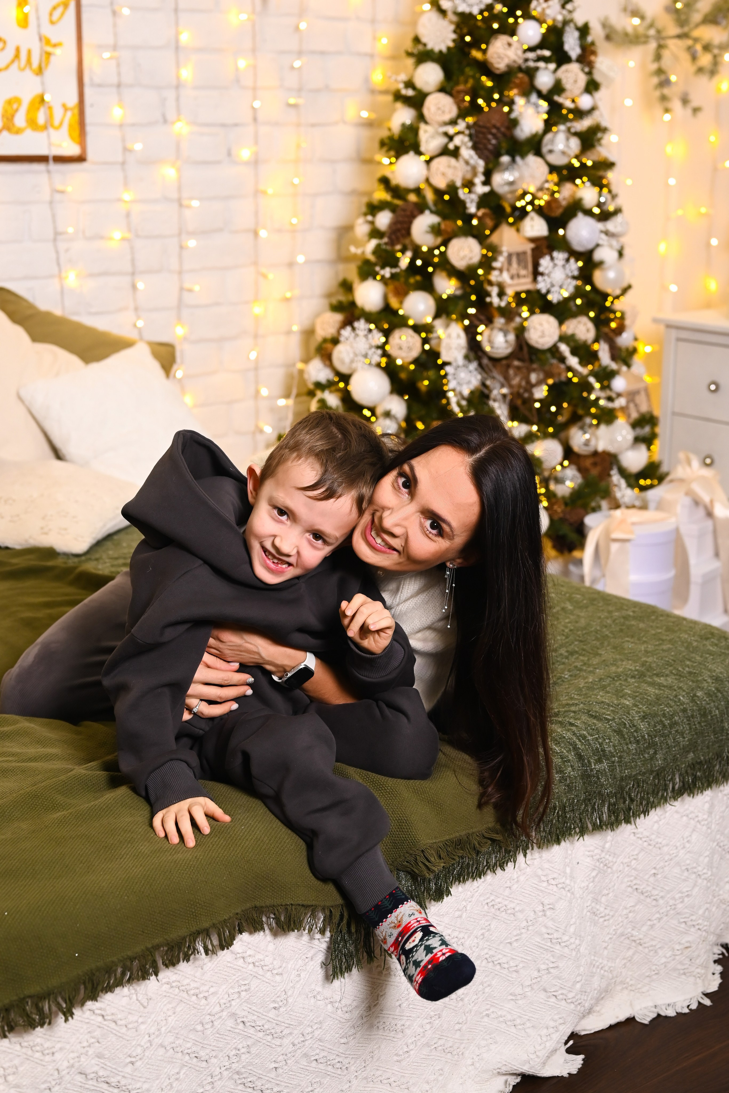 Новогодняя фотосессия. Фотостудия Зефир. Фотосессии в студии под ключ. Москва. Семейные и детские фотосессии