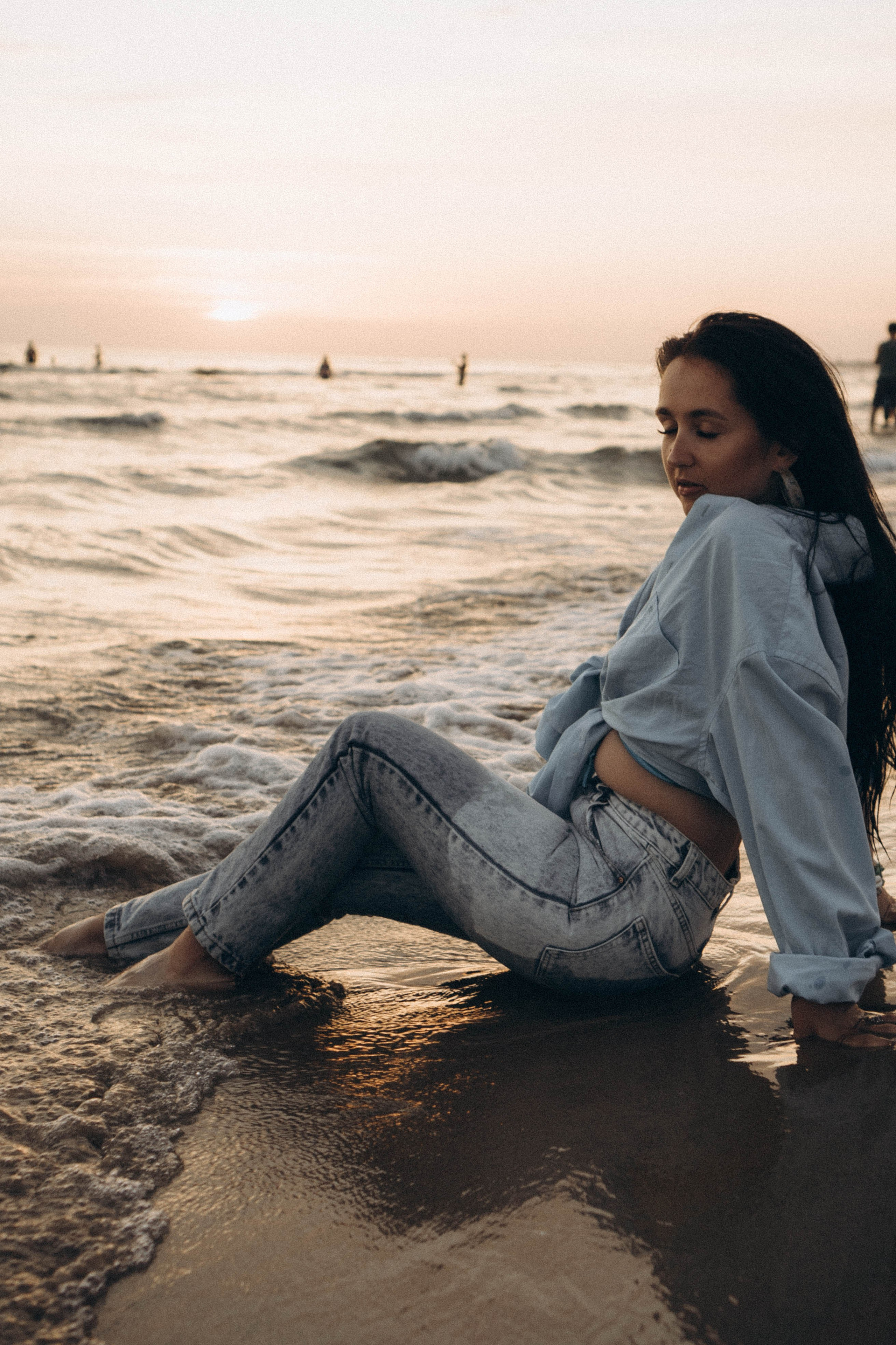 Июльский вечер на берегу черного моря. Профессиональный фотограф, Санкт-Петербург — Виктория Богомолова