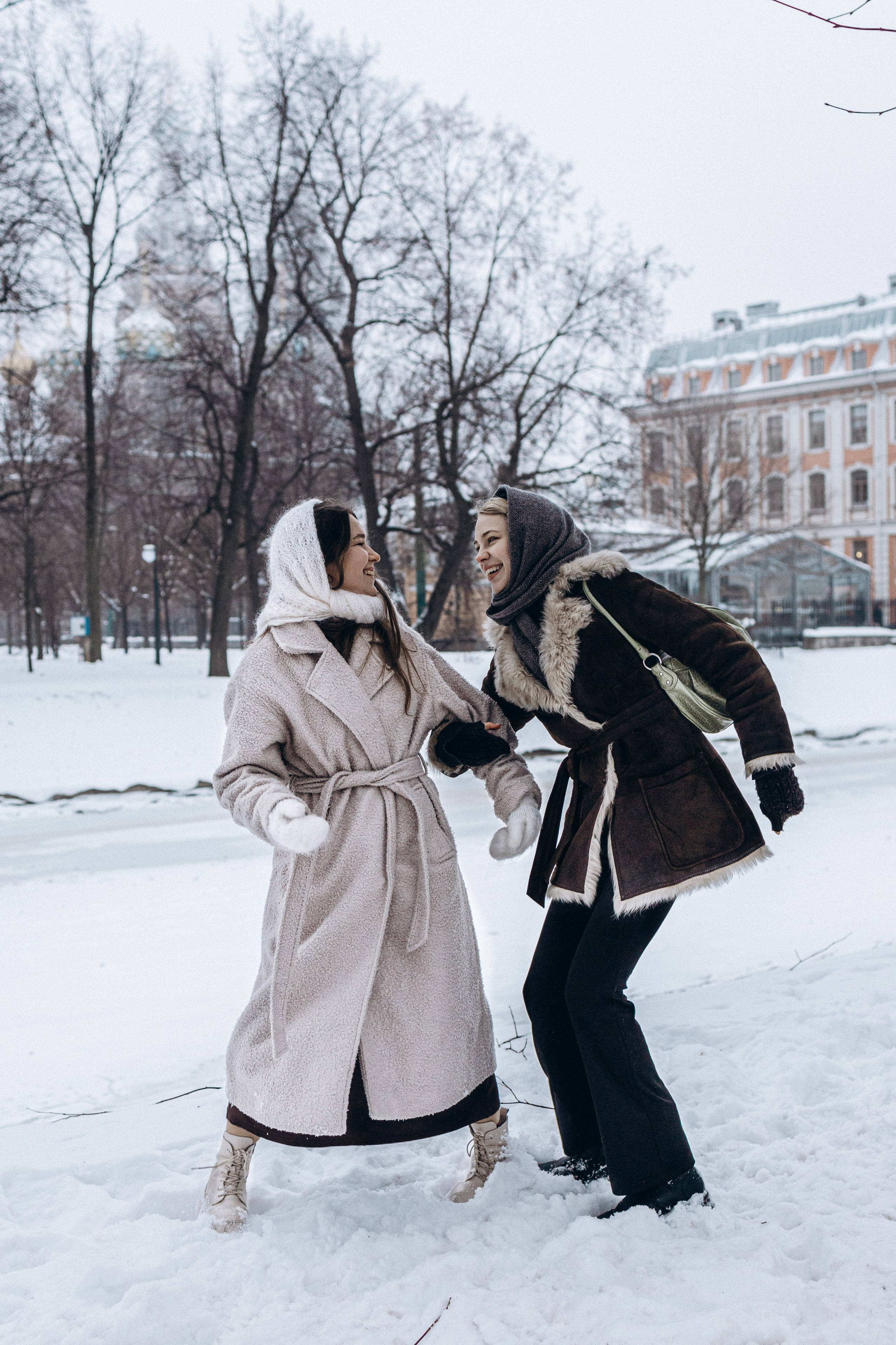 В объятьях снега и Невы. Семейный фотограф в Санкт-Петербурге Лена Соколова