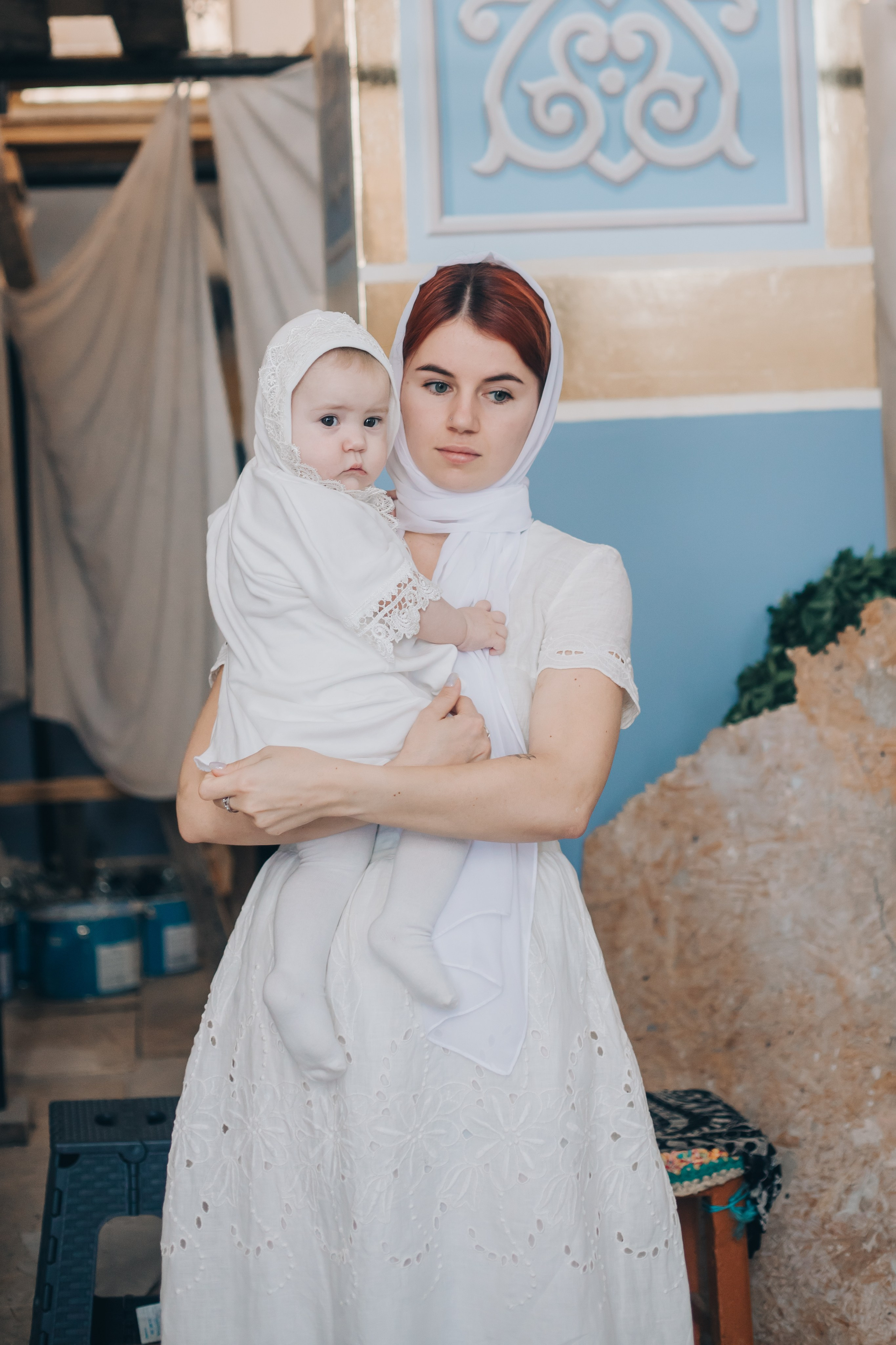 Съемка таинства крещения в Новопокровской. Свадебный и семейный фотограф в Краснодарском крае Мария Данилкина