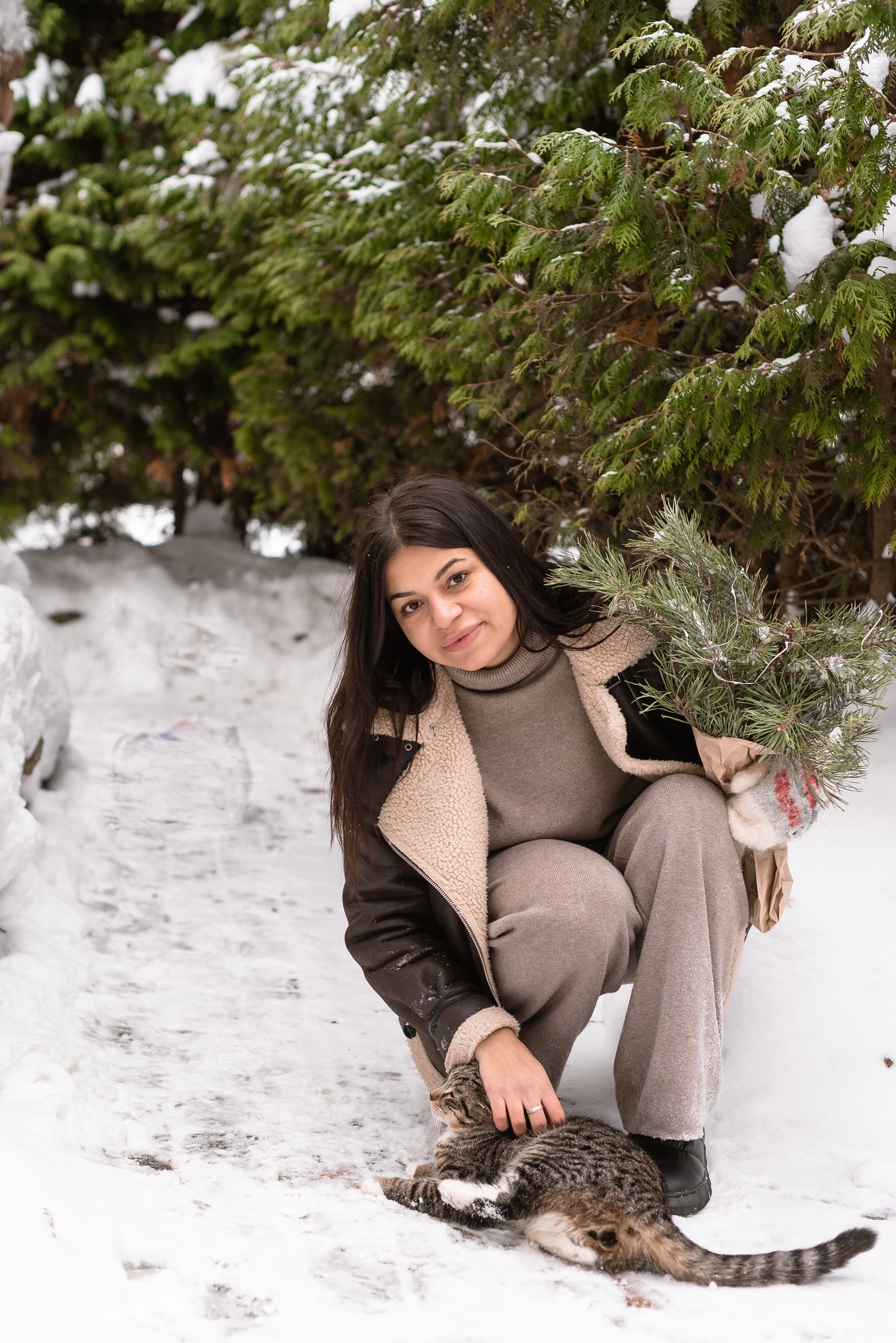 Зимняя прогулка Софии. Фотограф Тула творческие фотосессии недорого Ольга Ромашина