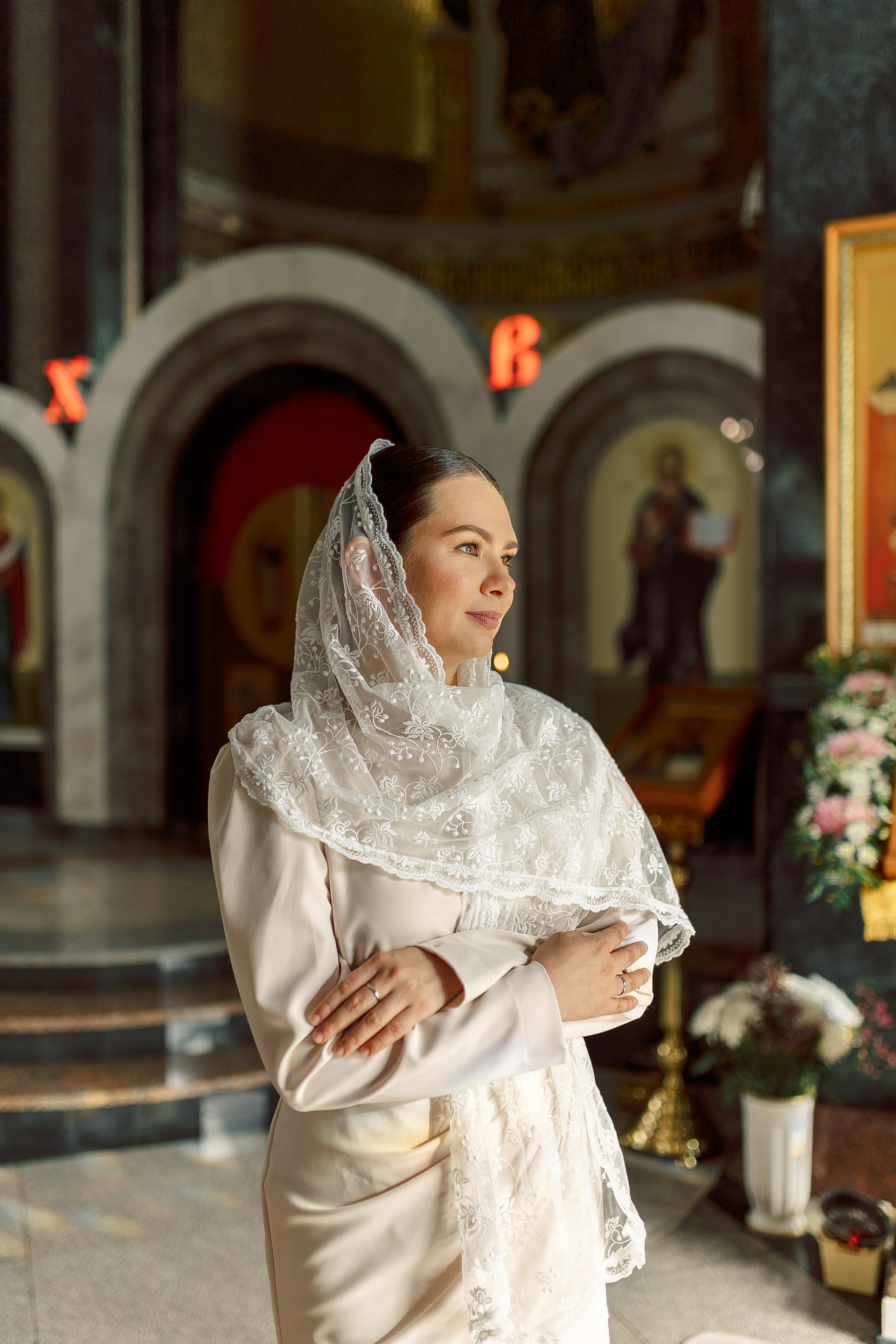 Венчание в храме Стефана Пермского. Семейный фотограф в Москве Анна Пожарская