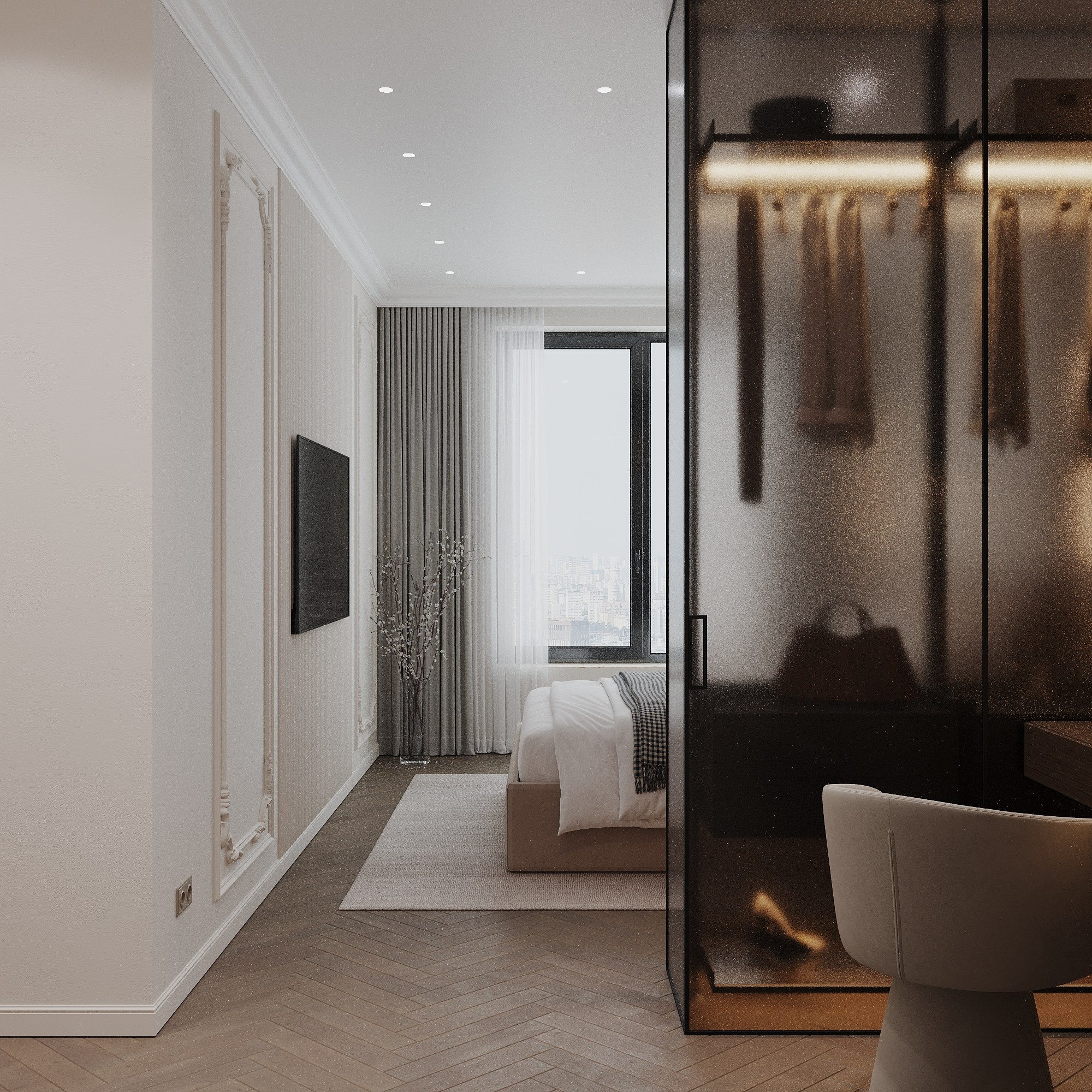 ЖК The One 65 кв.м, г. Санкт-Петербург. 3d визуализатор Анастасия Науменко