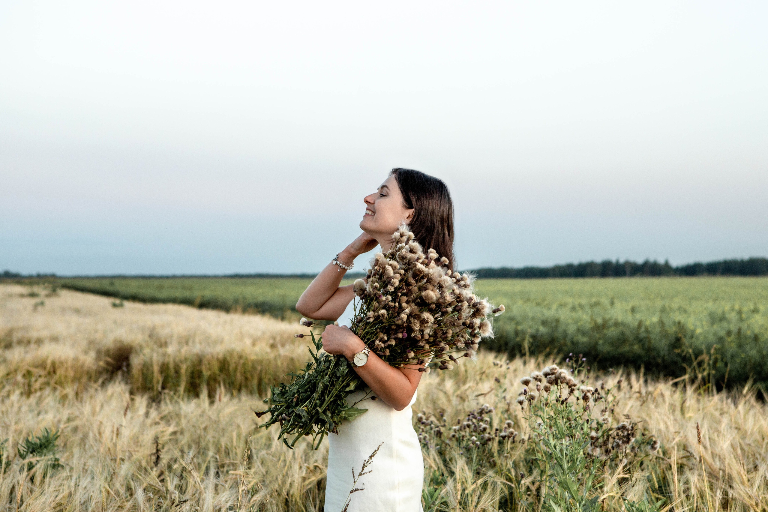 Пшеница на закате. Фотограф Екатерина Голицына
