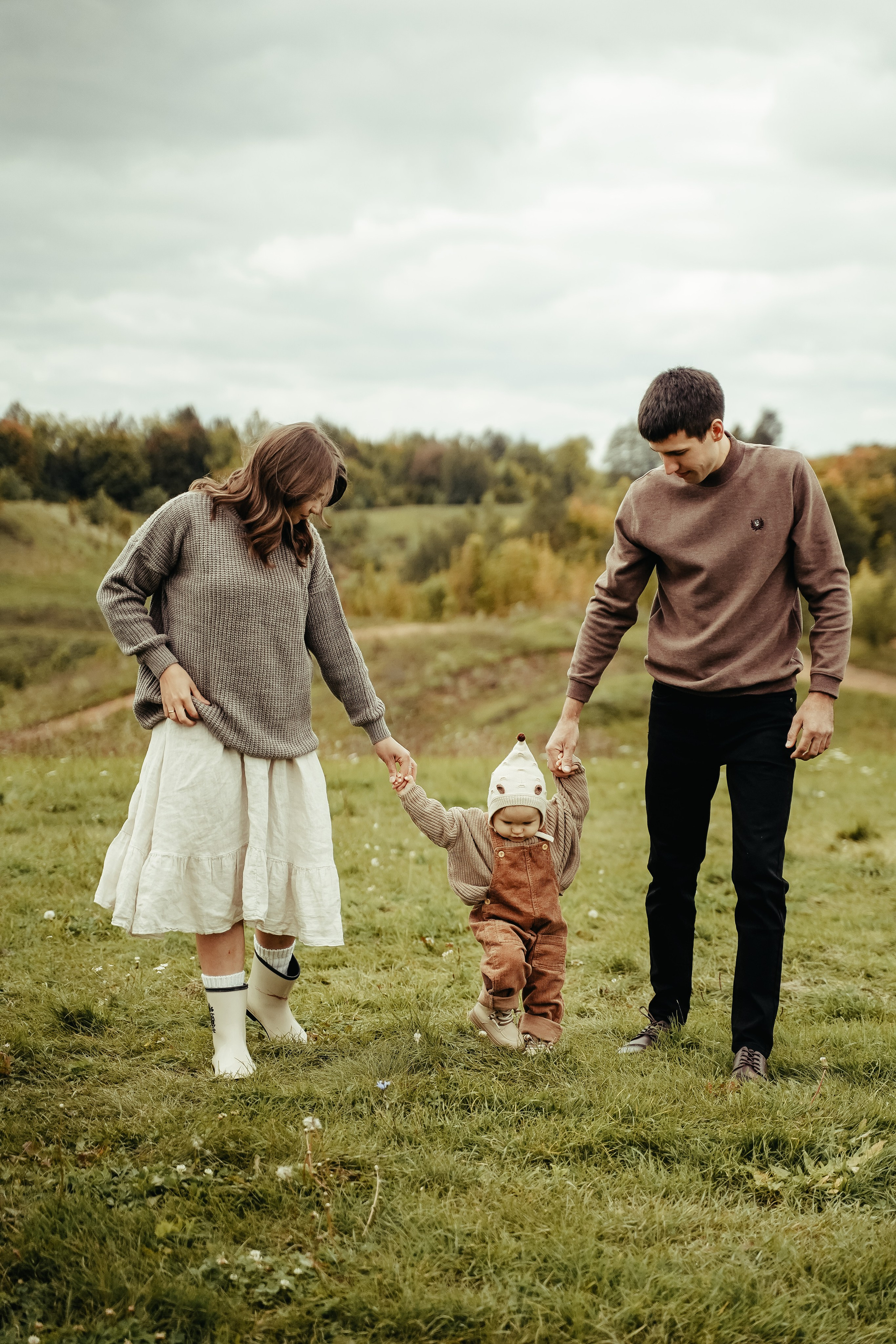 Семейная фотосъемка в поле. Бирск