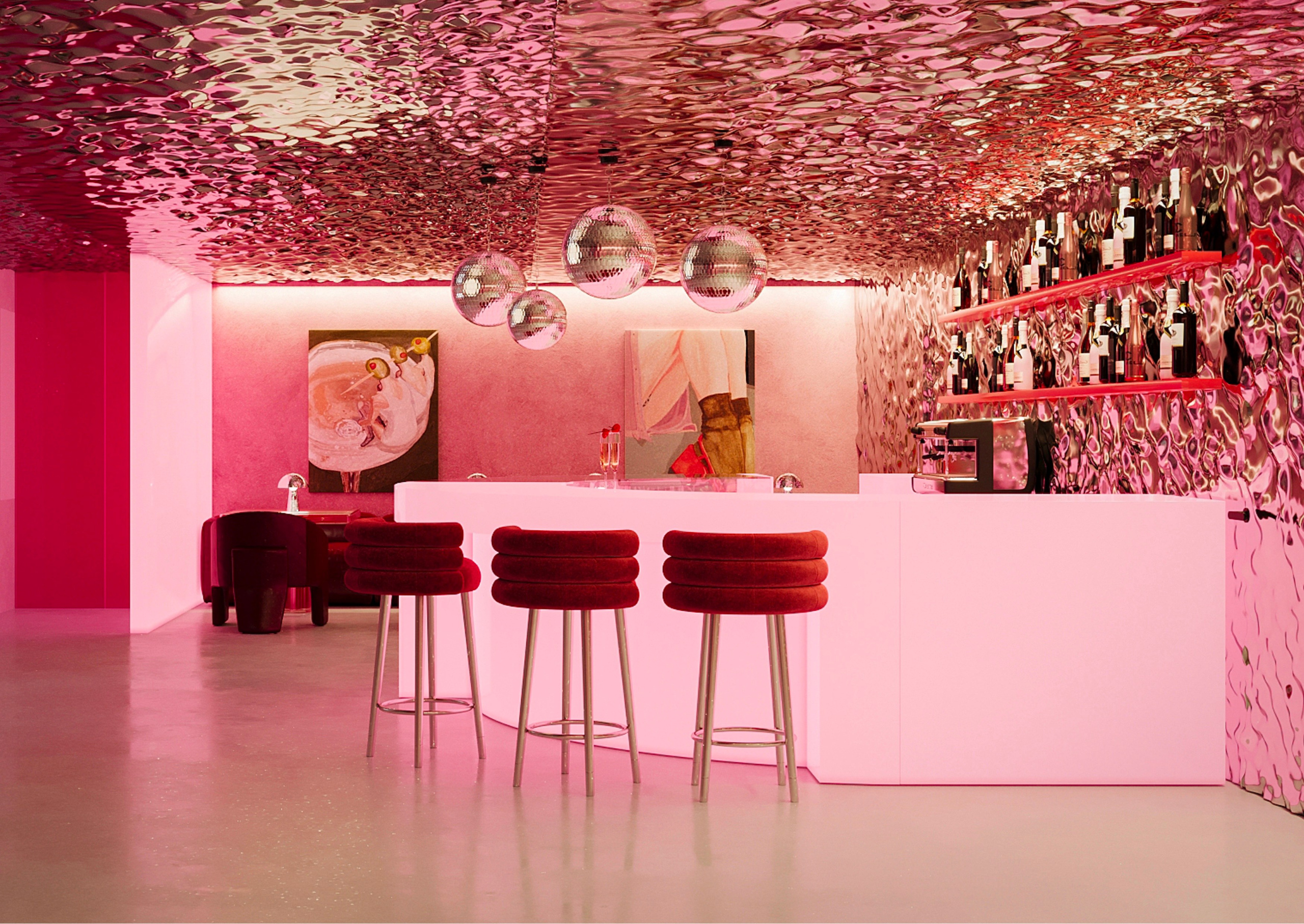 Проект бара на Жуковского. Дизайн интерьера в СПб