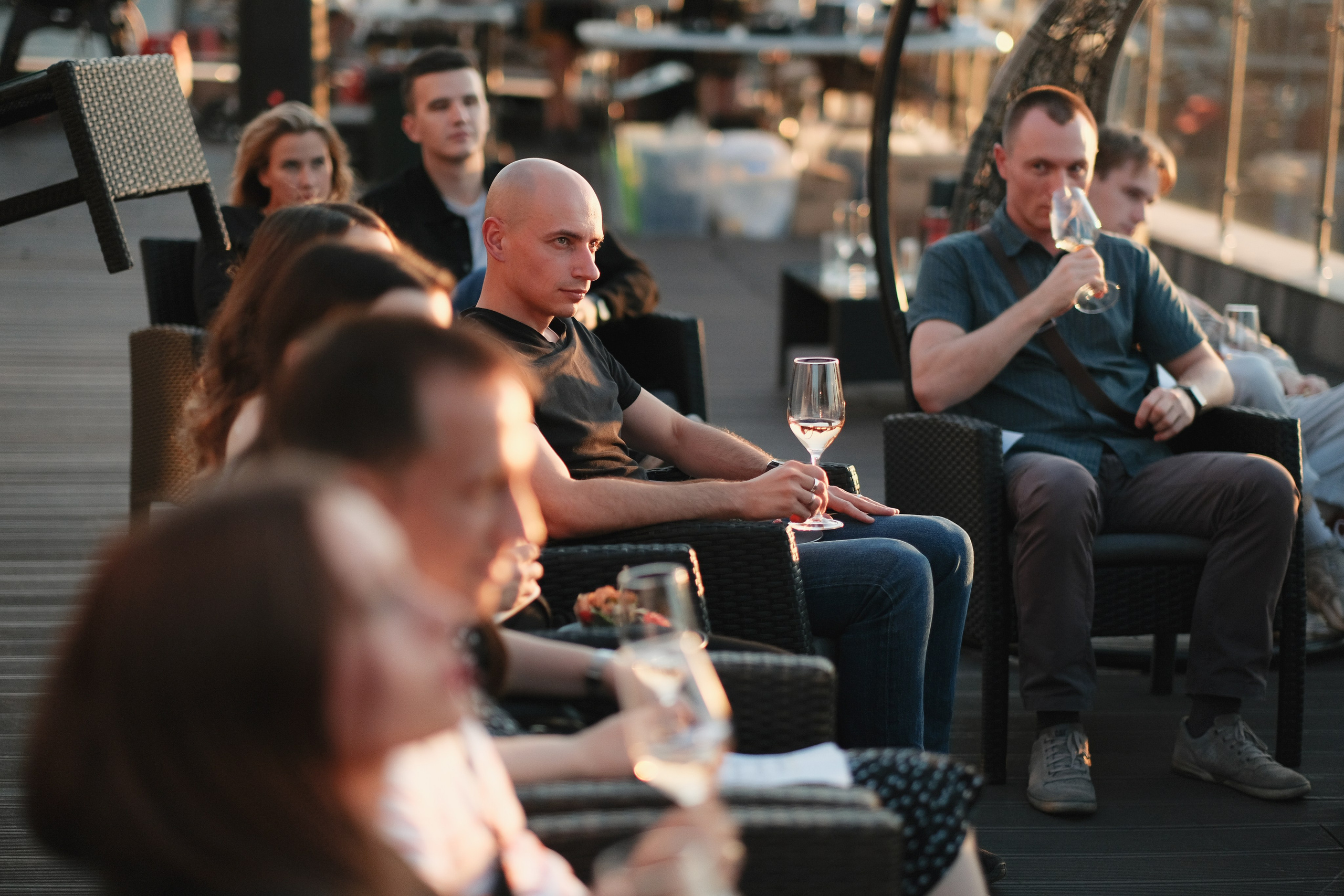 Вечеринка на крыше в Москве. Фотограф Михаил Ерохин | Москва