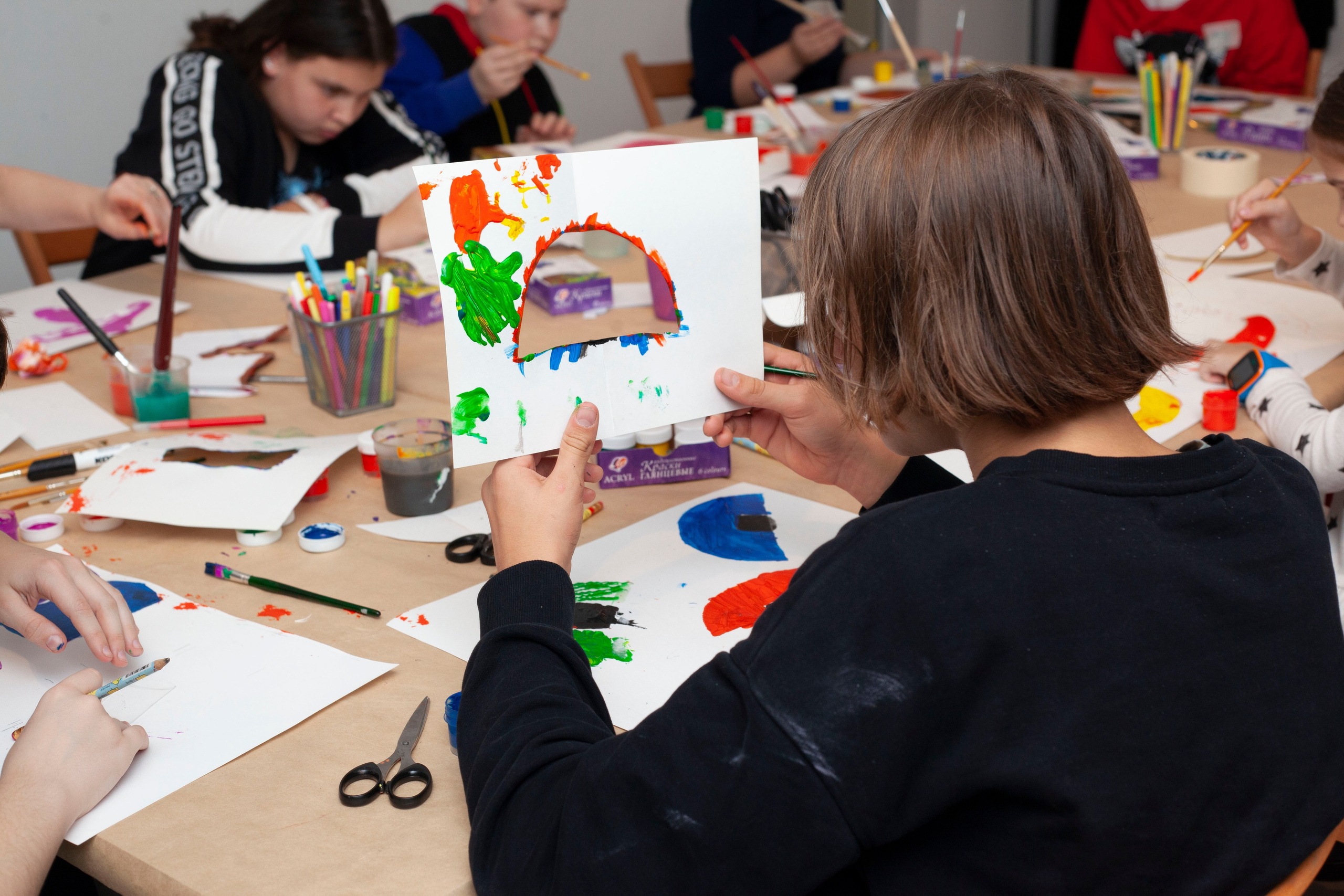 Детский мастер-класс в ММОМА. Stanislav Baryshev — People. Emotions. Atmosphere