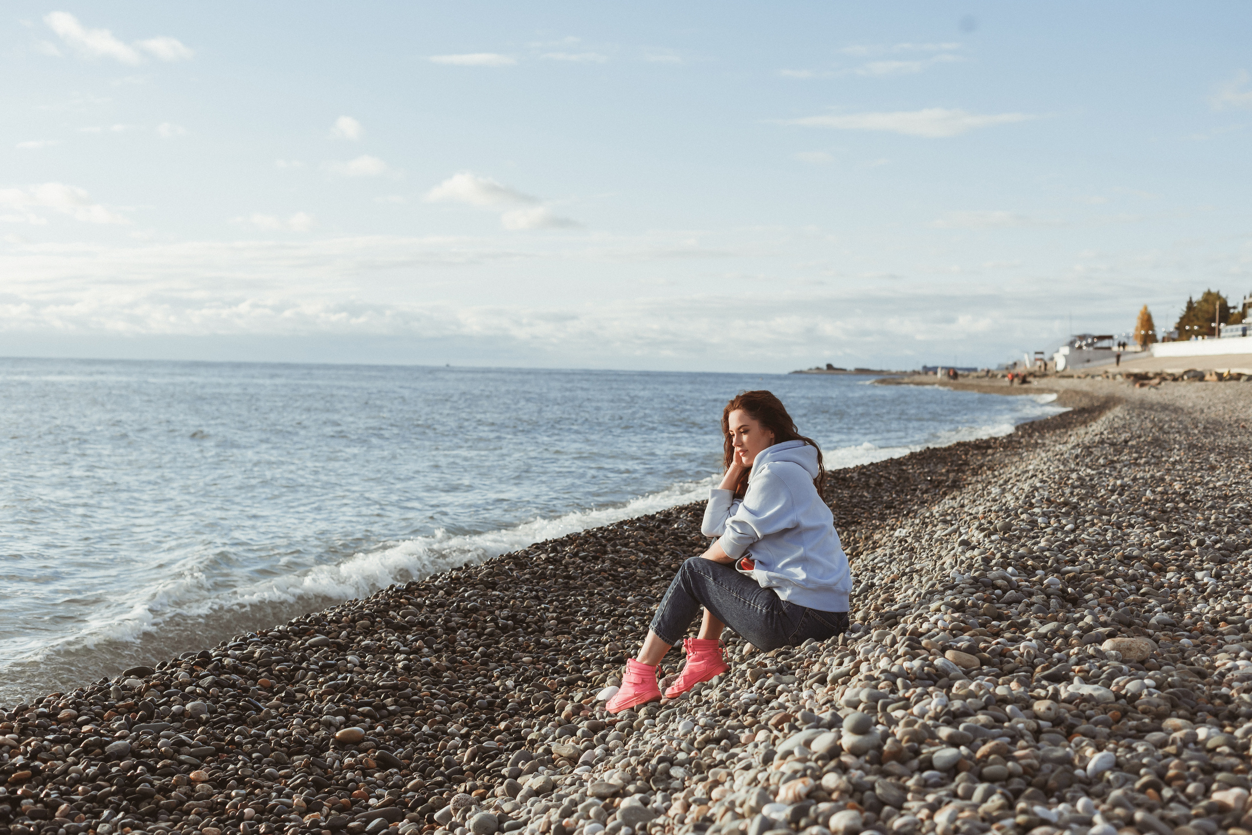 Пляжи Имеретинской Бухты. Милана Довгаль - семейный фотограф и видеограф  в Адлере и Сочи