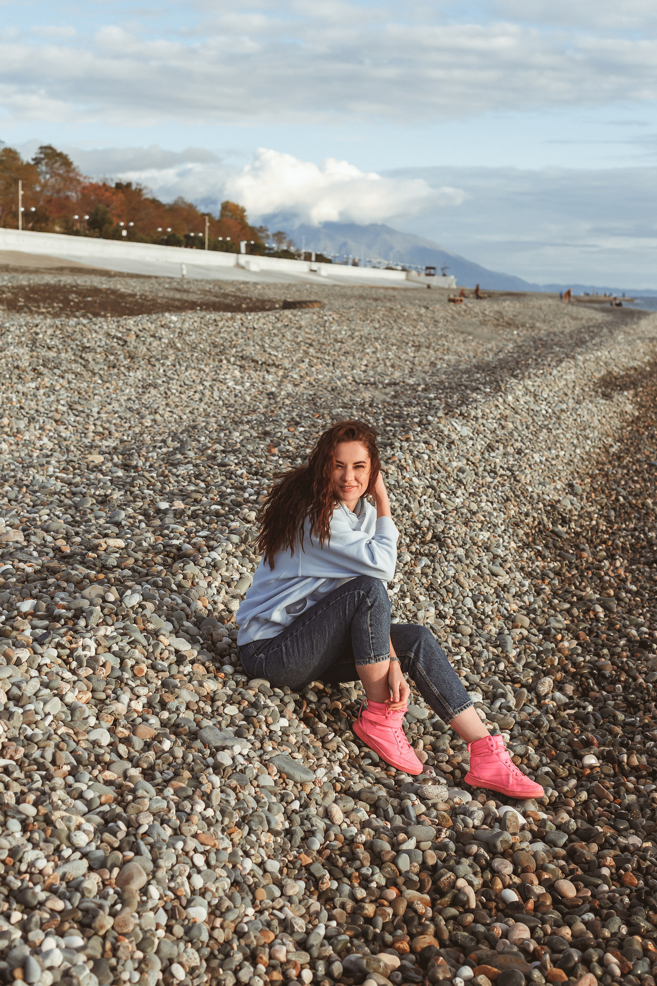 Пляжи Имеретинской Бухты. Милана Довгаль - семейный фотограф и видеограф  в Адлере и Сочи