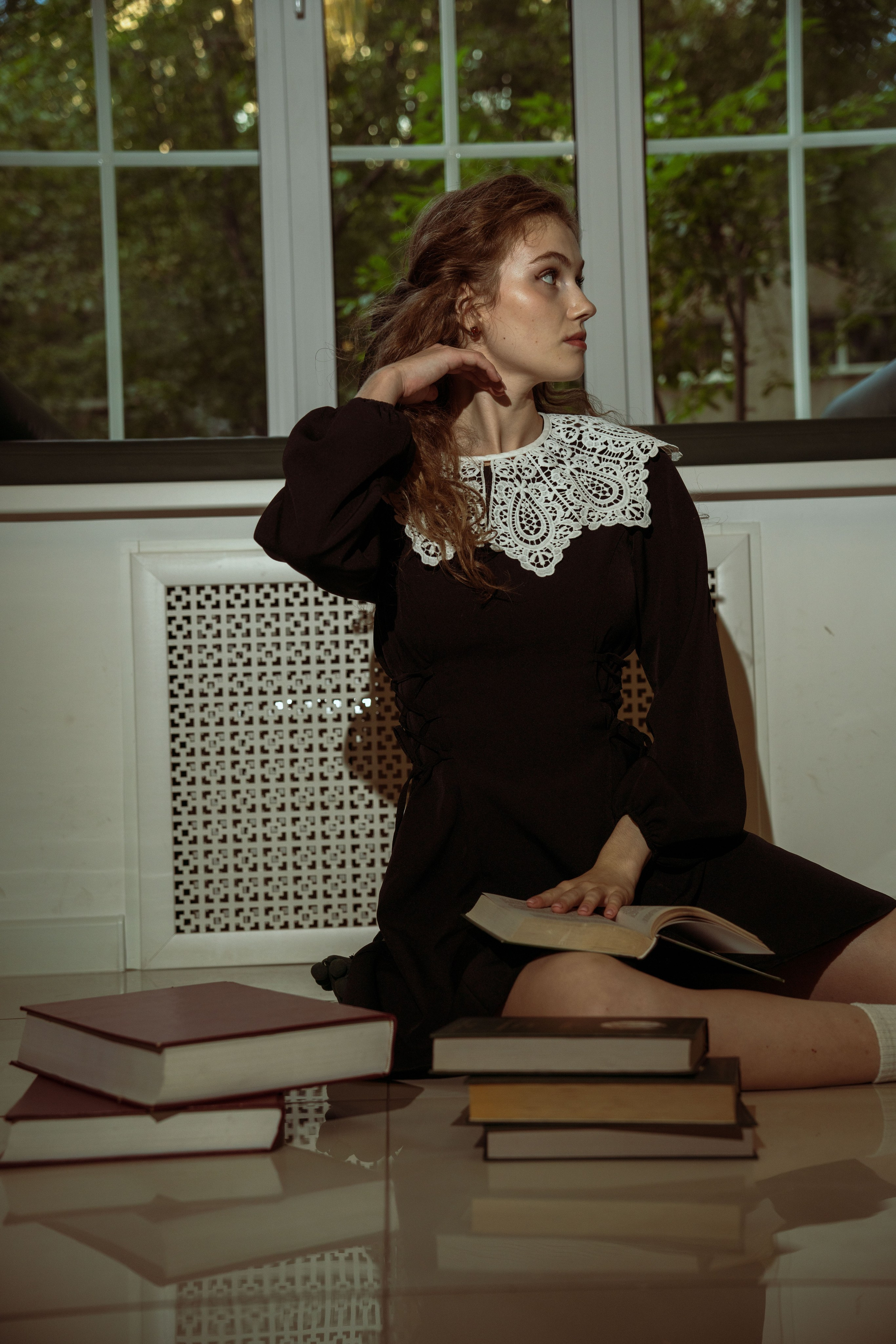 В библиотеке. Семейный фотограф в Омске Александра Яровикова