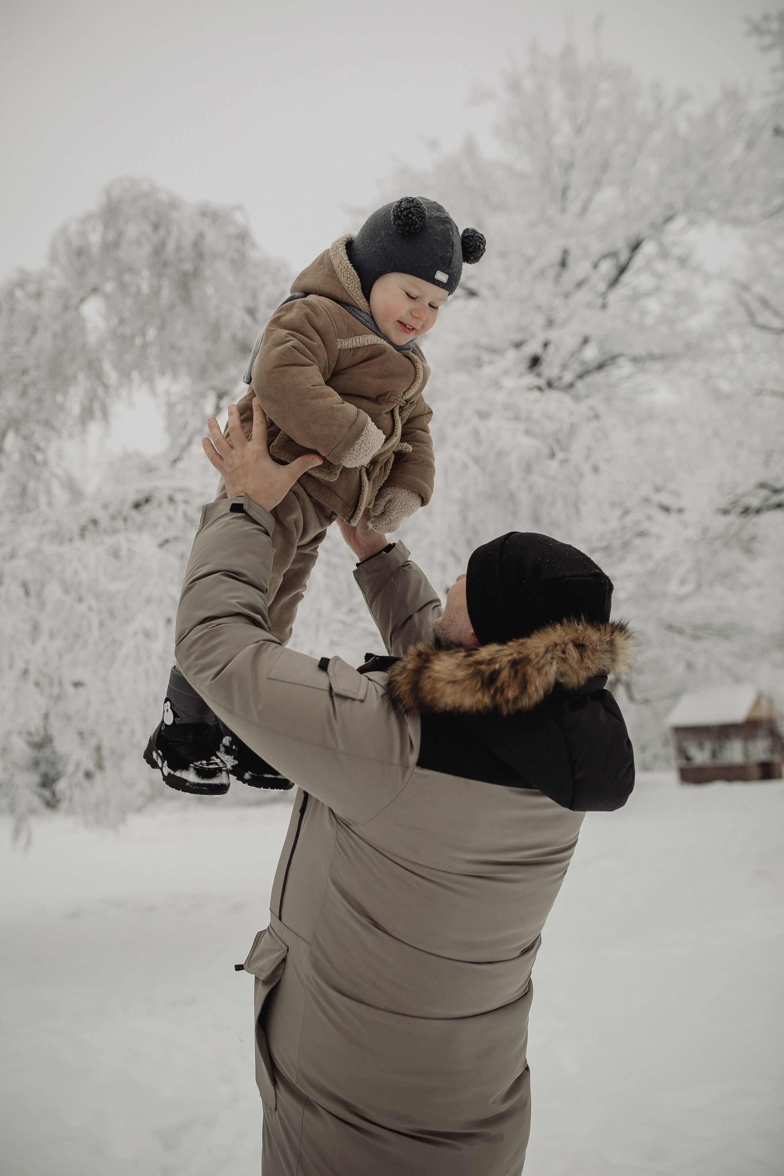 Снежное волшебство Рома, Лиза и Илюша. Семейный и свадебный фотограф в Саратове Катерина Оленская