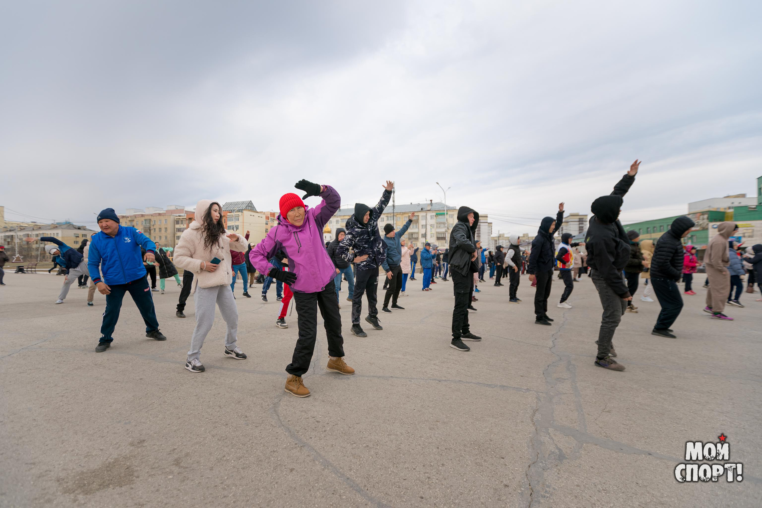 Открытие сезона утренних зарядок. Студия «Мой Спорт!» — все о спорте в Якутии