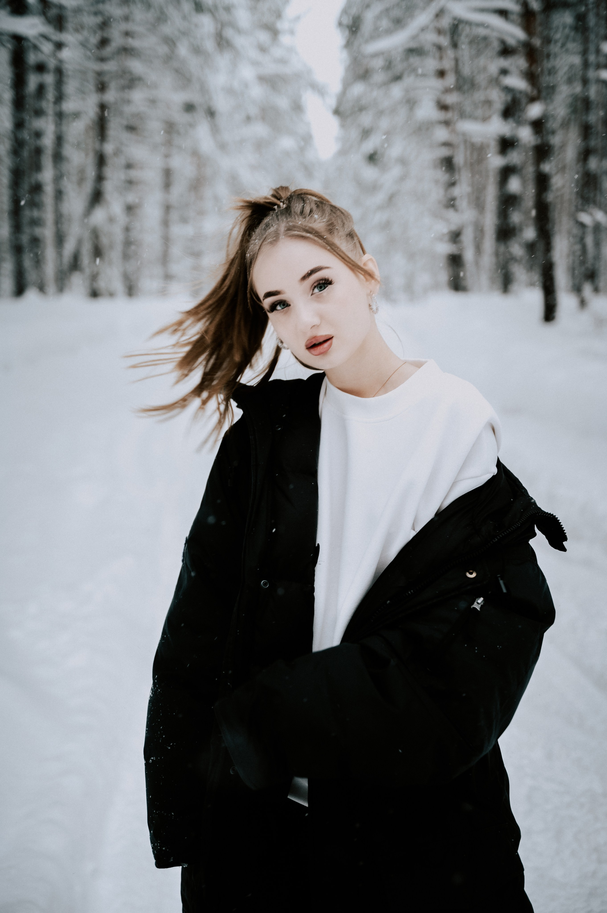 Индивидуальная съёмка для Аделины зима. Фотограф/видеограф Богдан Голованов