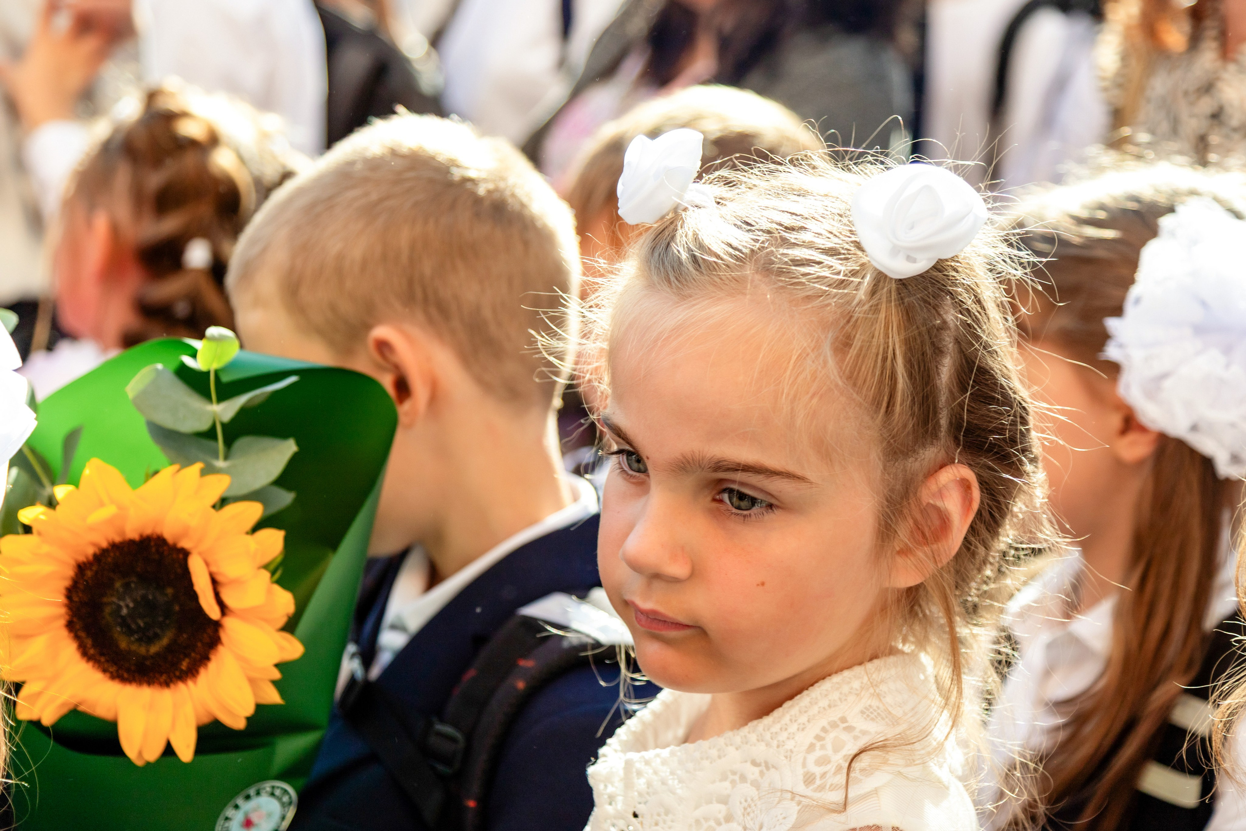 ПЕРВОЕ СЕНТЯБРЯ — линейка. Фотограф Алина Лебедь
