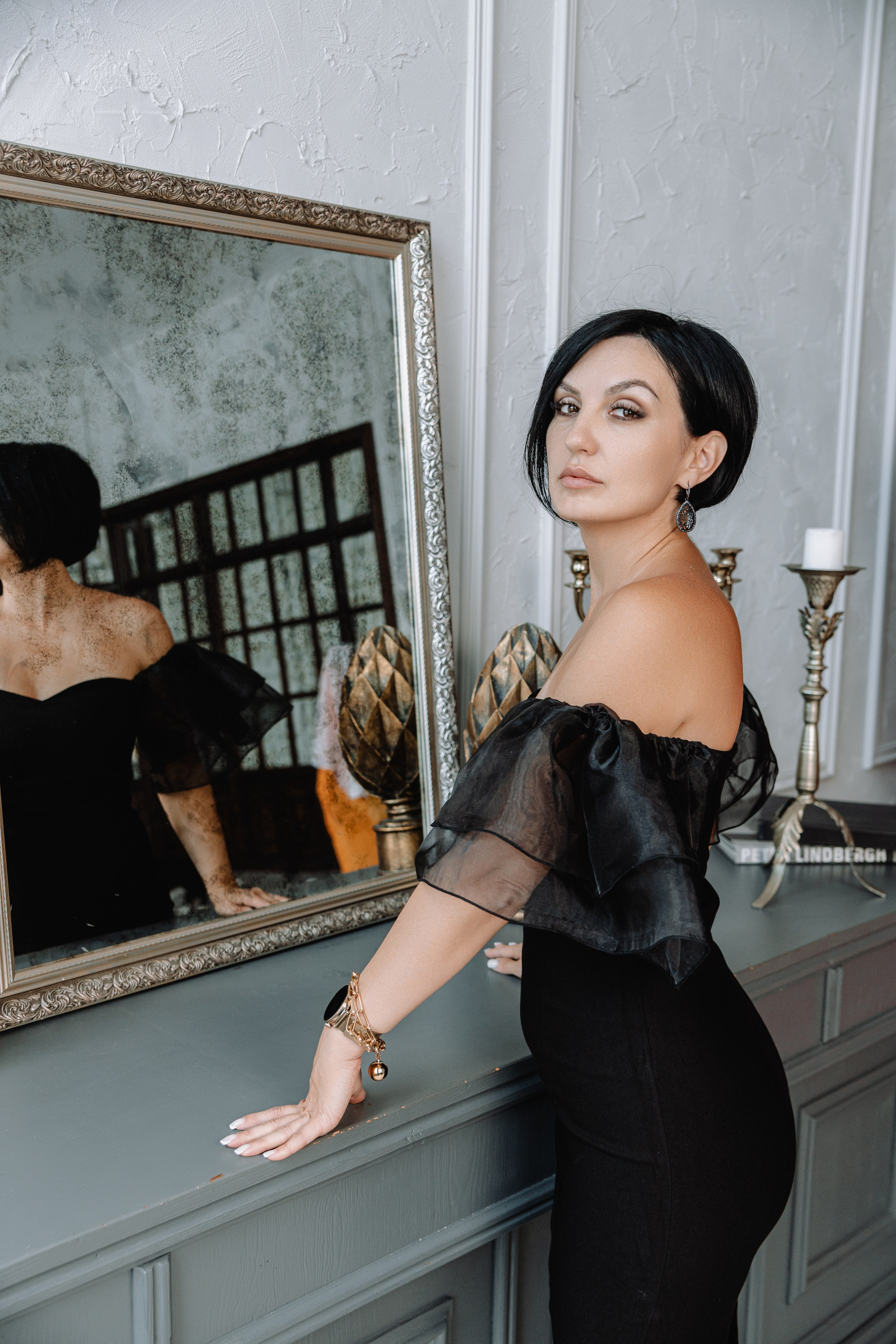 Евгения, Михаил и Дарина и собачка Чарли. Фотограф Воронеж Варвара