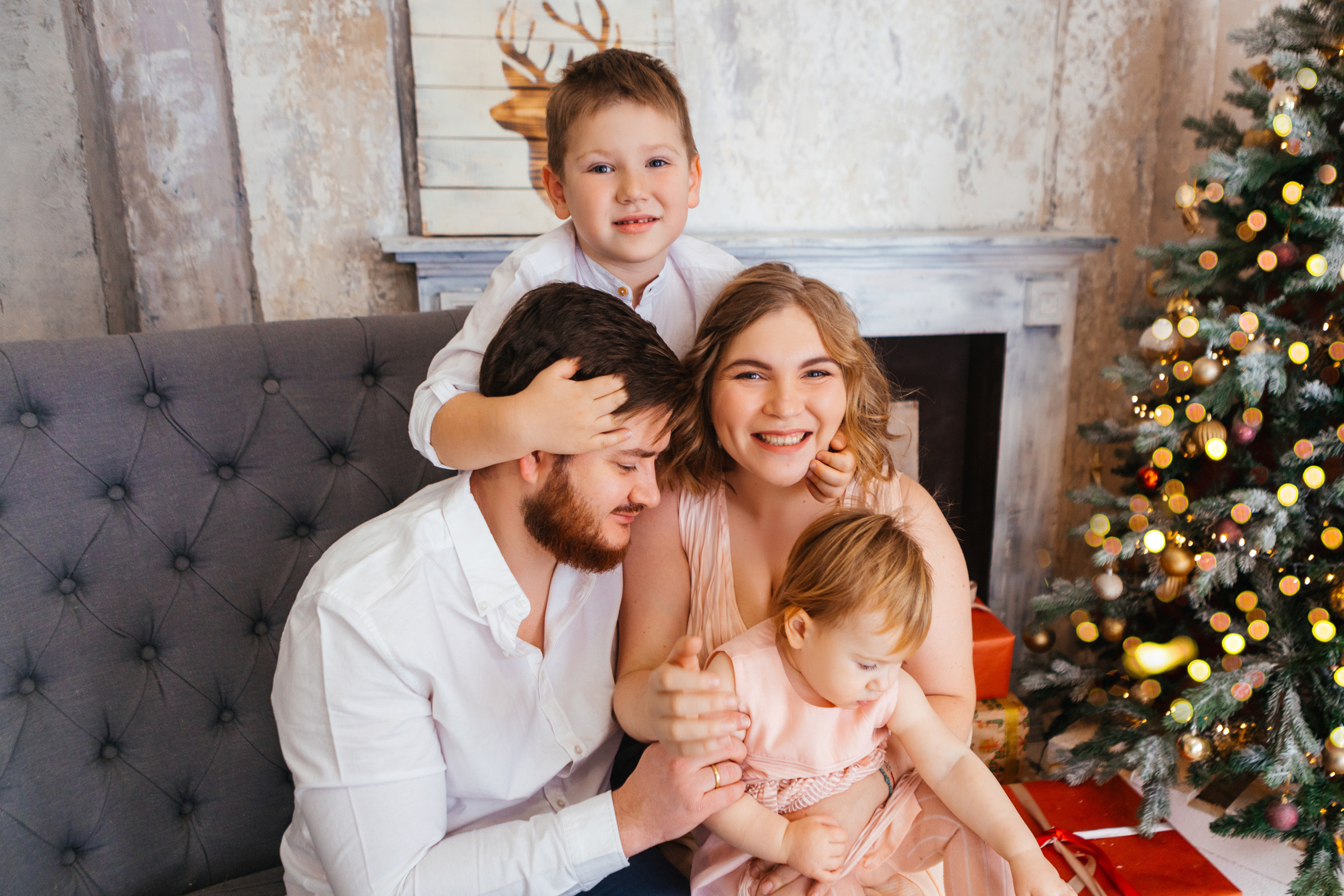 Счастье вчетвером: Семейная фотосессия | Профессиональный фотограф Москва