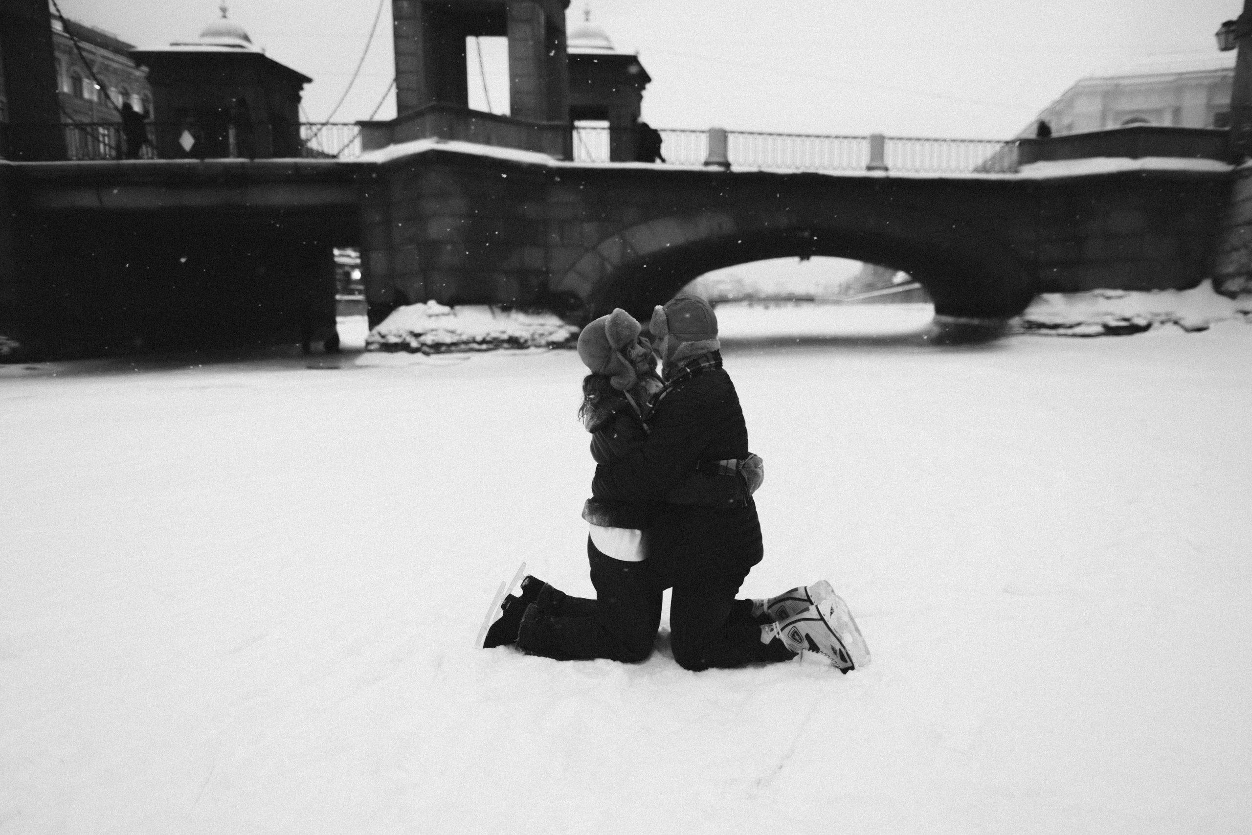 Зима на Фонтанке. Юлия Анисимова — свадебный и семейный фотограф в Санкт-Петербурге