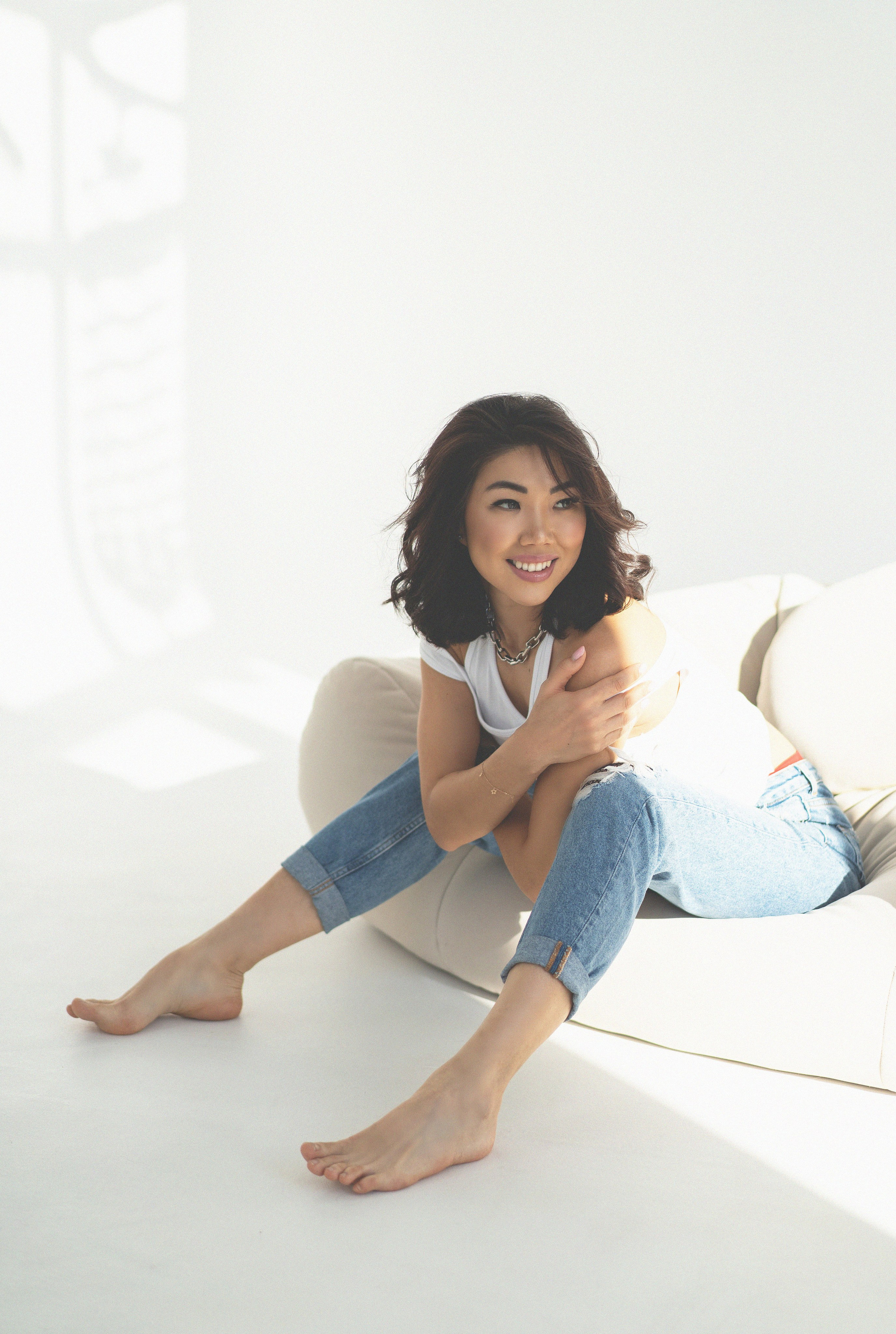 Аня_циклорама. Фотограф Лютикова Ирина, Тюмень, Москва