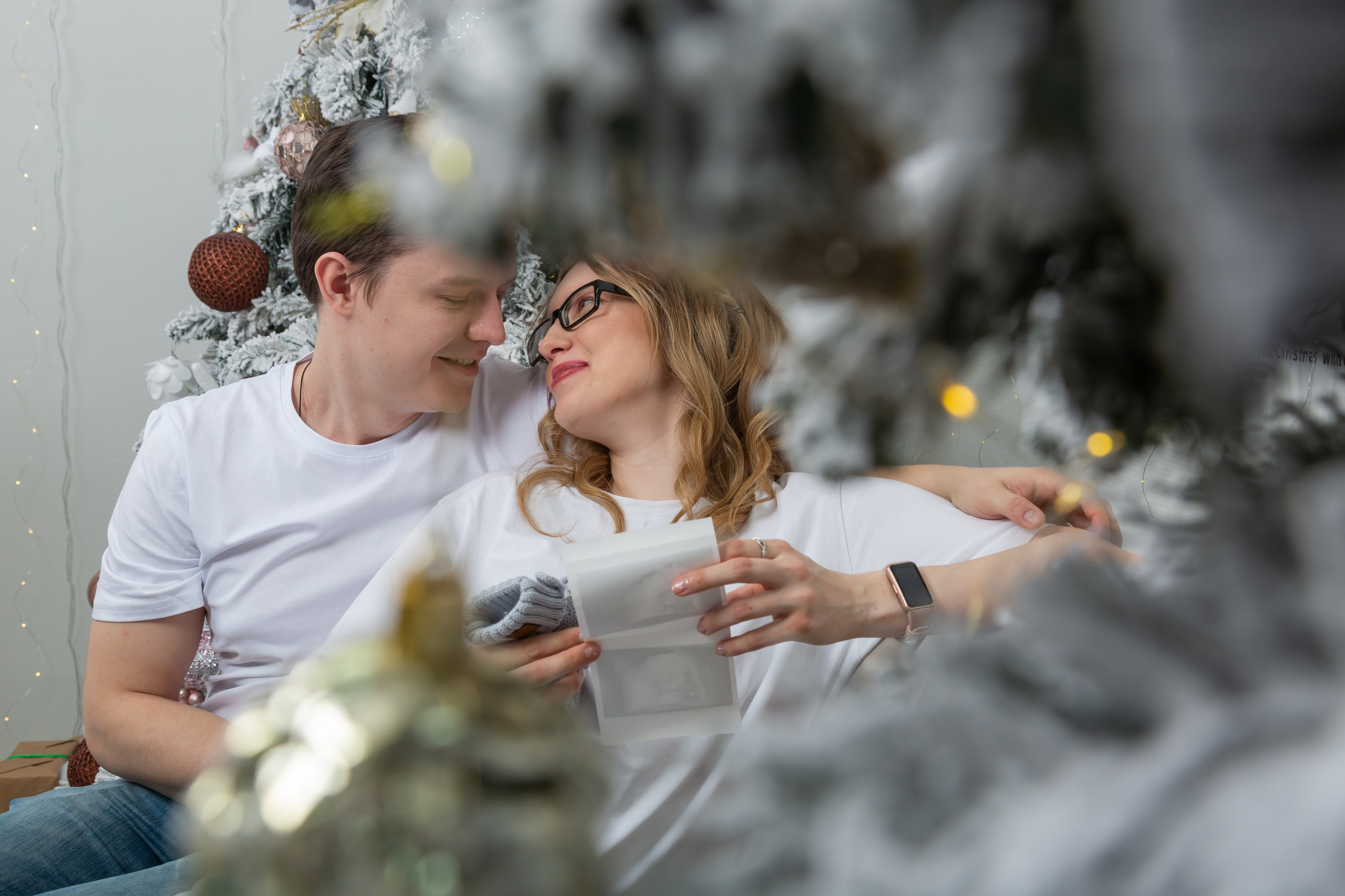 Семейная новогодняя фотосессия