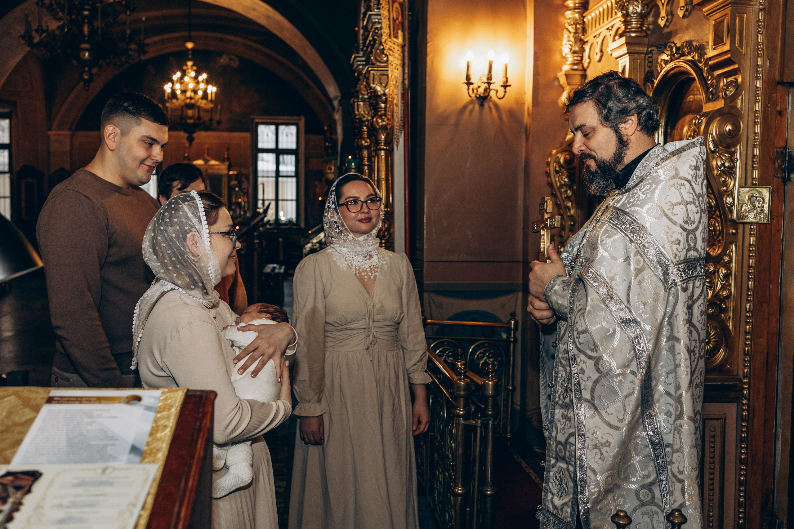 Крещение в Храме Воскресения Словущего в Даниловской Слободе. Главная