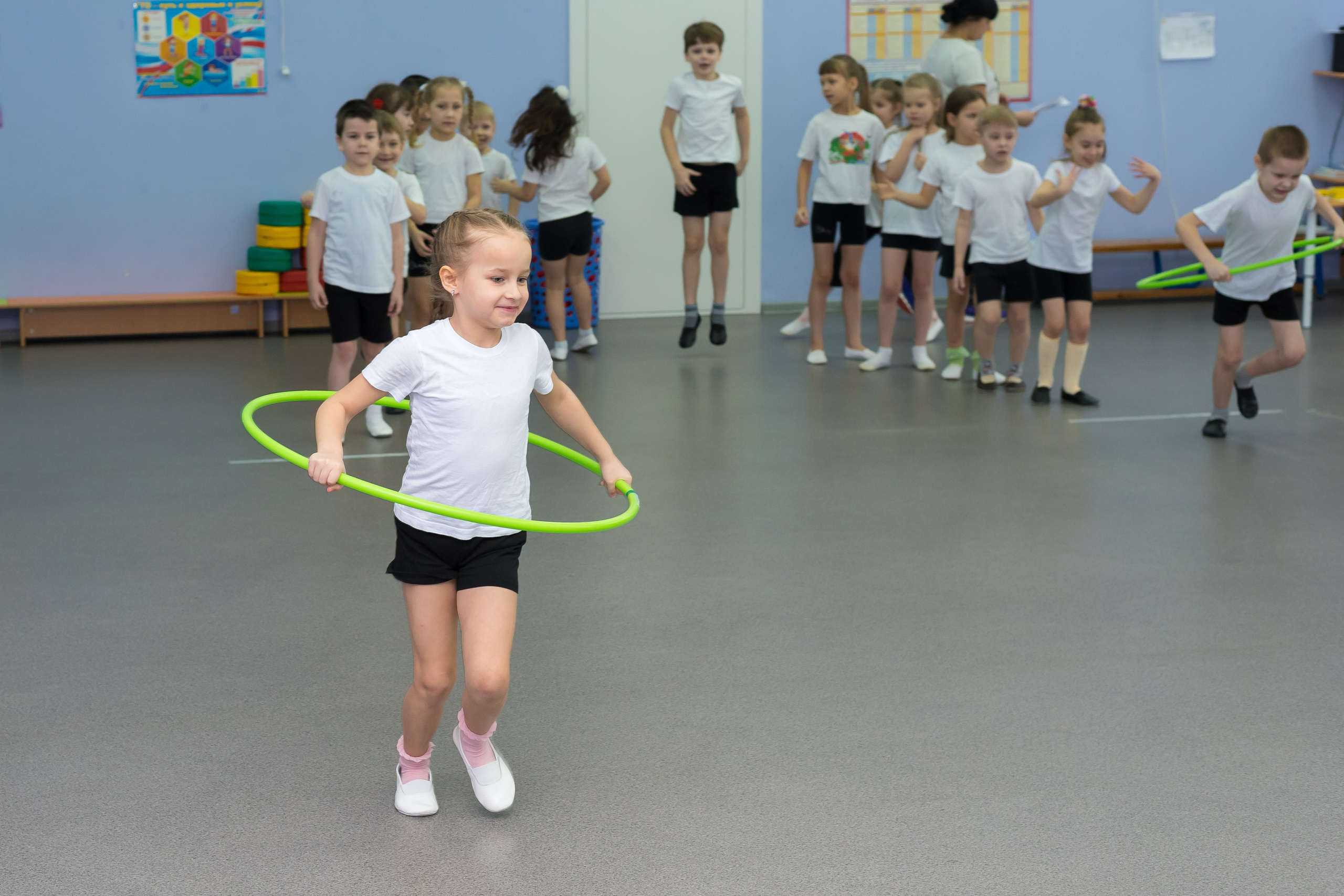 Фотосъёмка занятий физкультурой. Детский фотограф в Екатеринбурге и Берёзовском Евгений Кондаков