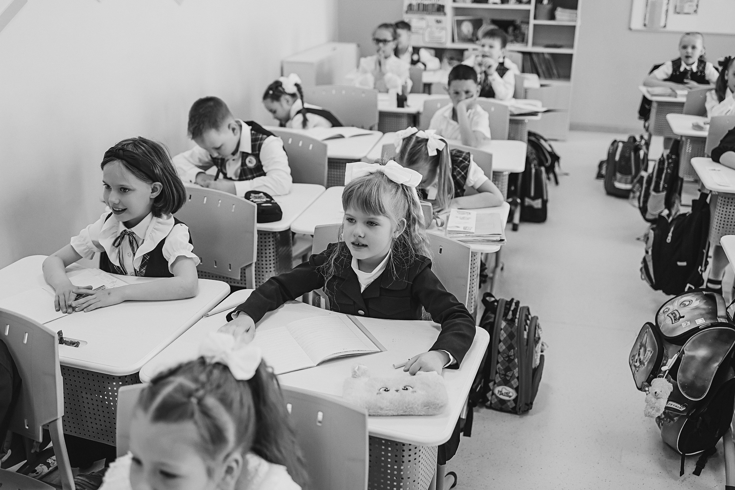 Один день в школе 1 класс. Семейный фотограф Тюмень, фотограф на роды Салмина Мария