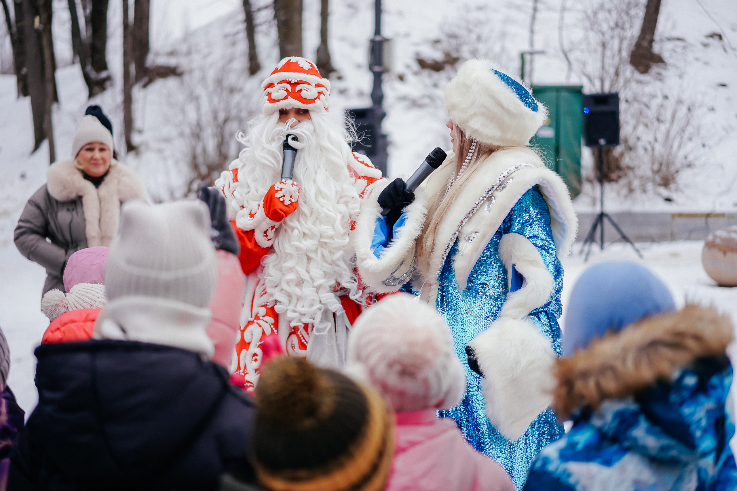 «Предновогодний переполох» Лопатинский сад, 14.12.2024. Фотограф и видеограф Смоленск | Студия Цезарь