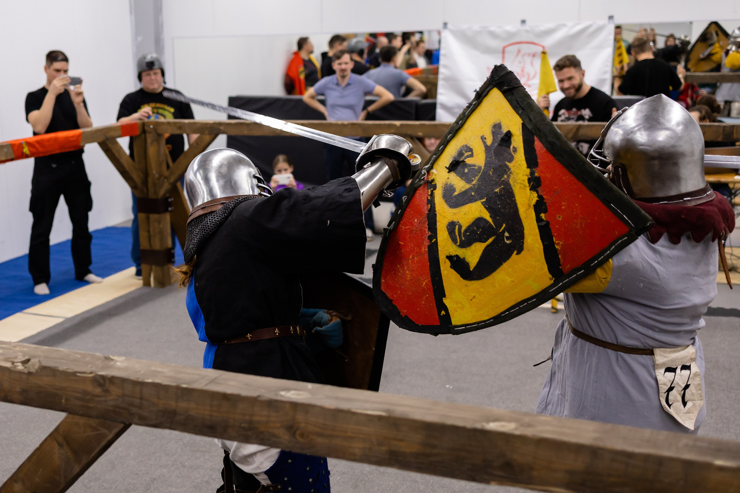 Турнир средневековых рыцарей