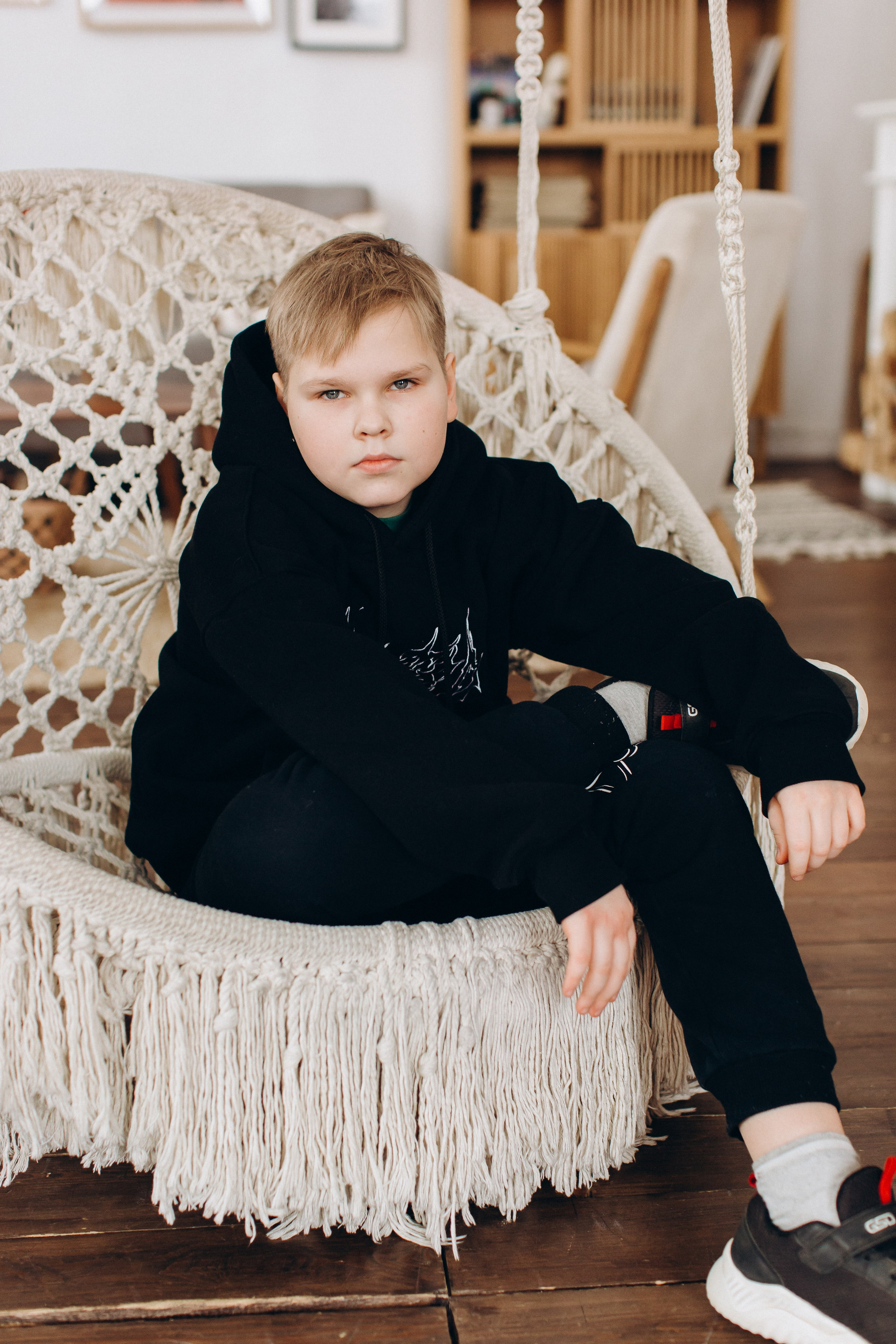 Семейная фотосессия в студии для Елены и ее семьи. Семейный, детский и школьный фотограф в Москве Рудницкая Анна