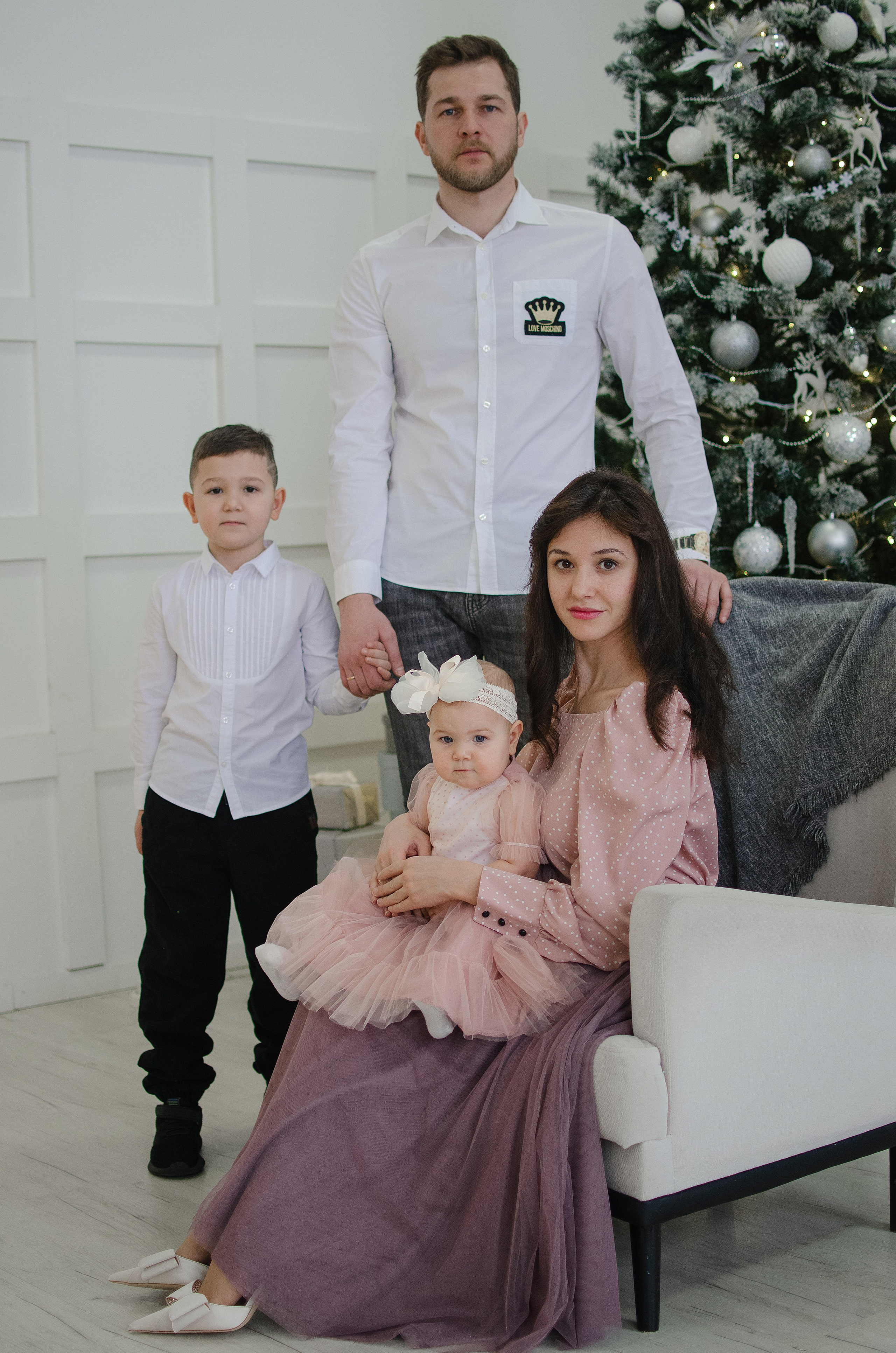 Семейная новогодняя фотосессия