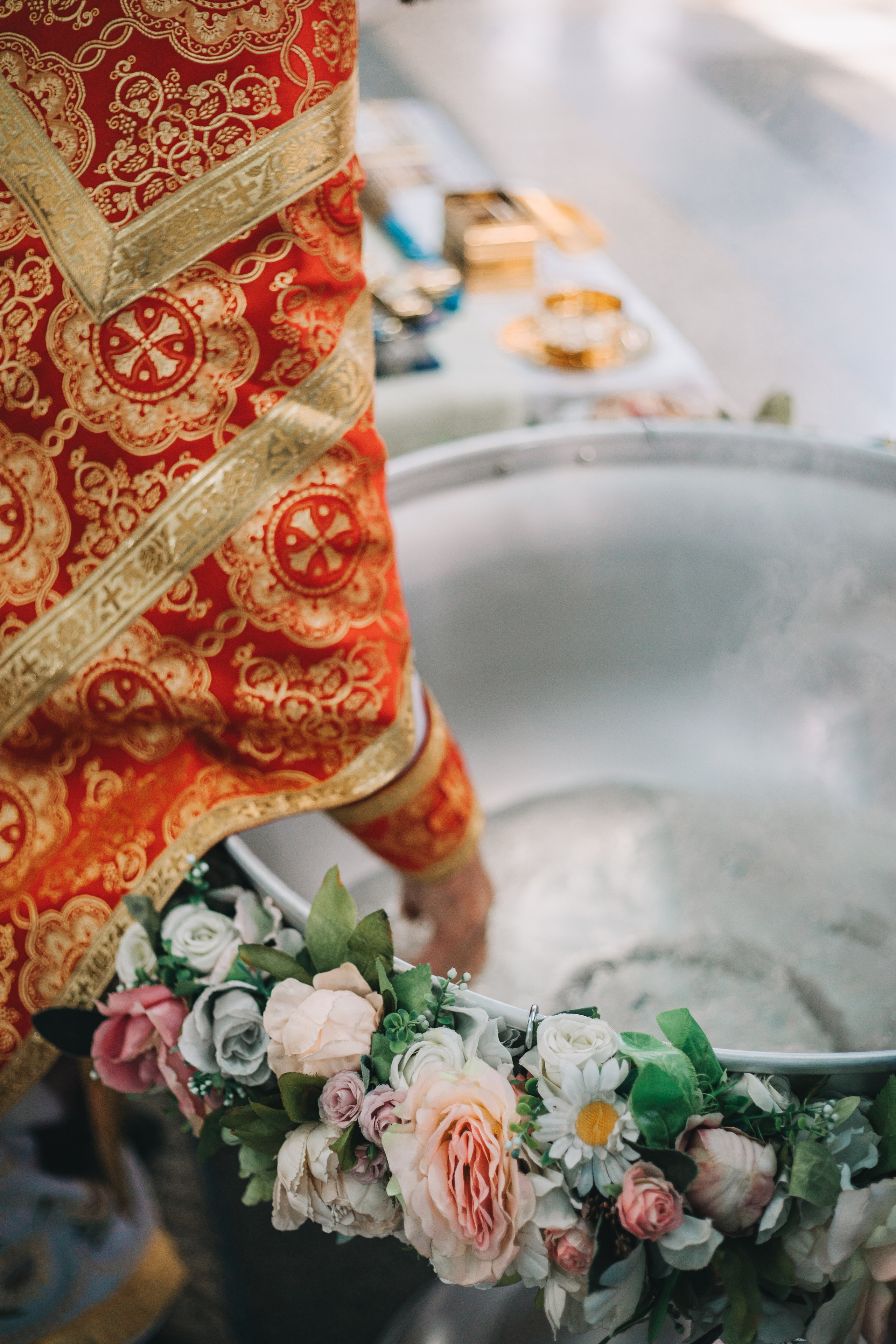 Съемка таинства крещения в Тихорецке. Свадебный и семейный фотограф в Краснодарском крае Мария Данилкина