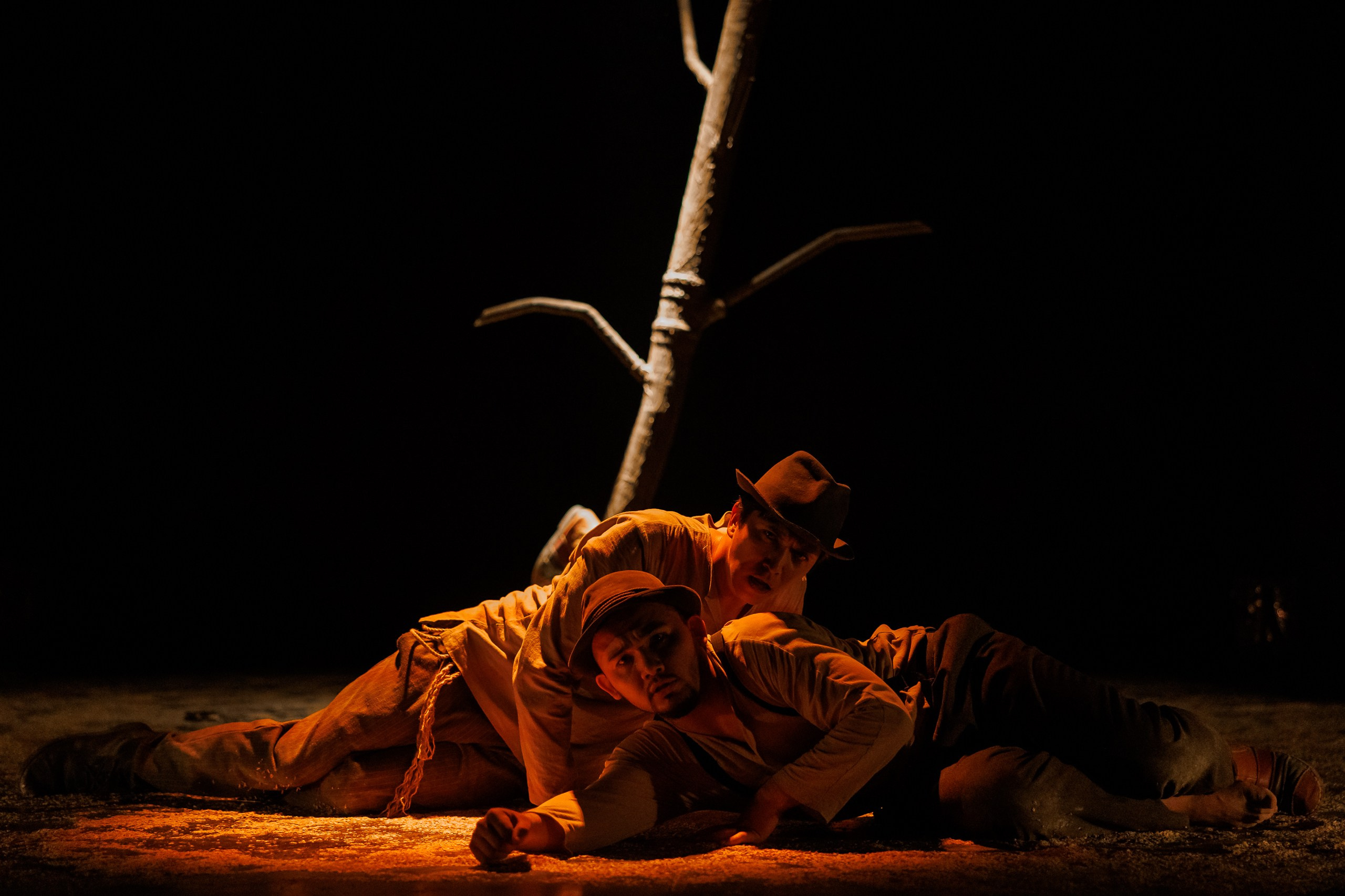 Спектакль «В ожидании Годо» от театра Д. Лица в СПб. Фотограф в Санкт-Петербурге — Сергей Петров