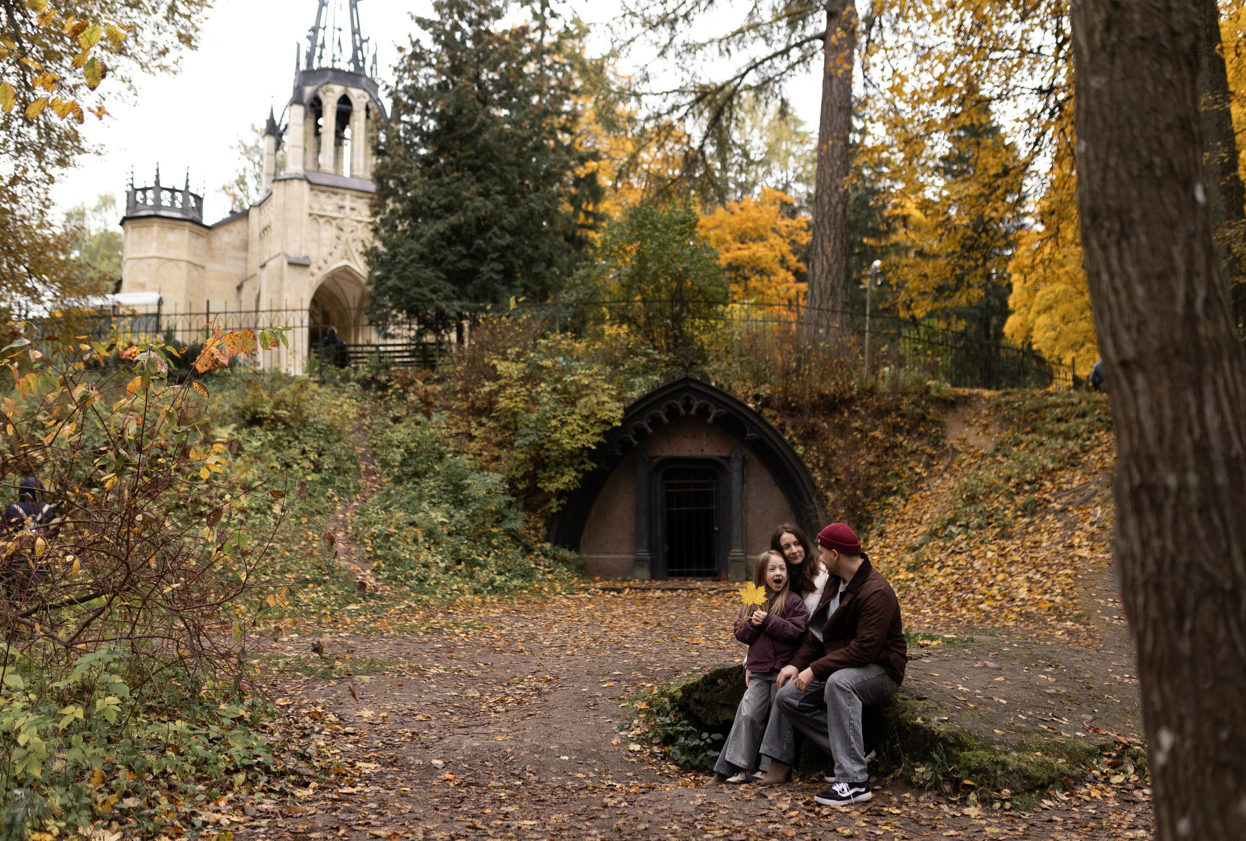 Осень в Шуваловском парке. Портретный фотограф в Санкт-Петербурге