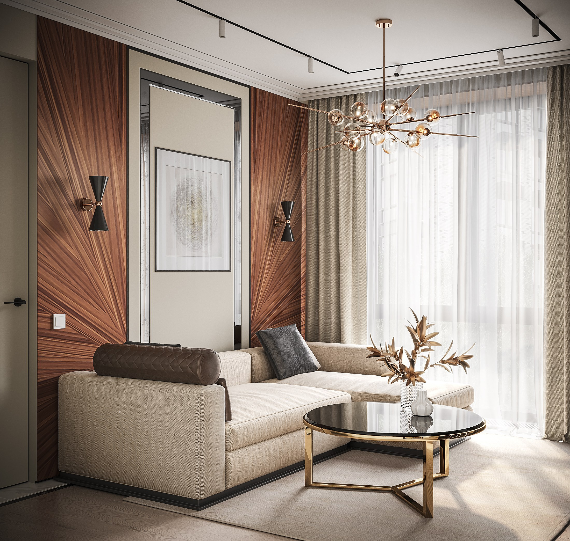 Проект Волгоградский 209 м². Студия 3D визуализации