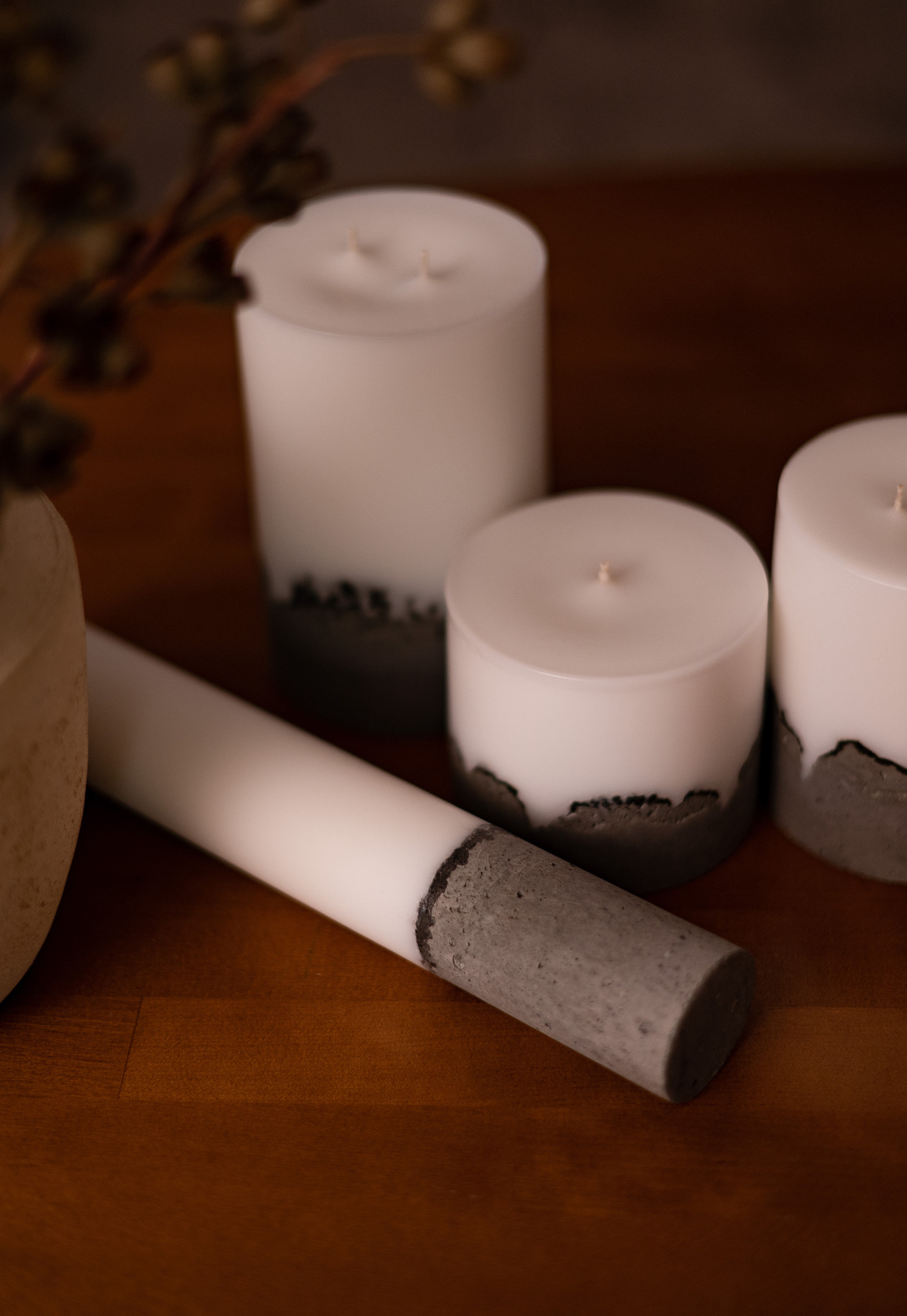 Свечи ручной работы Flame Beton. Свадебный фотограф Тюмень Анастасия Битная
