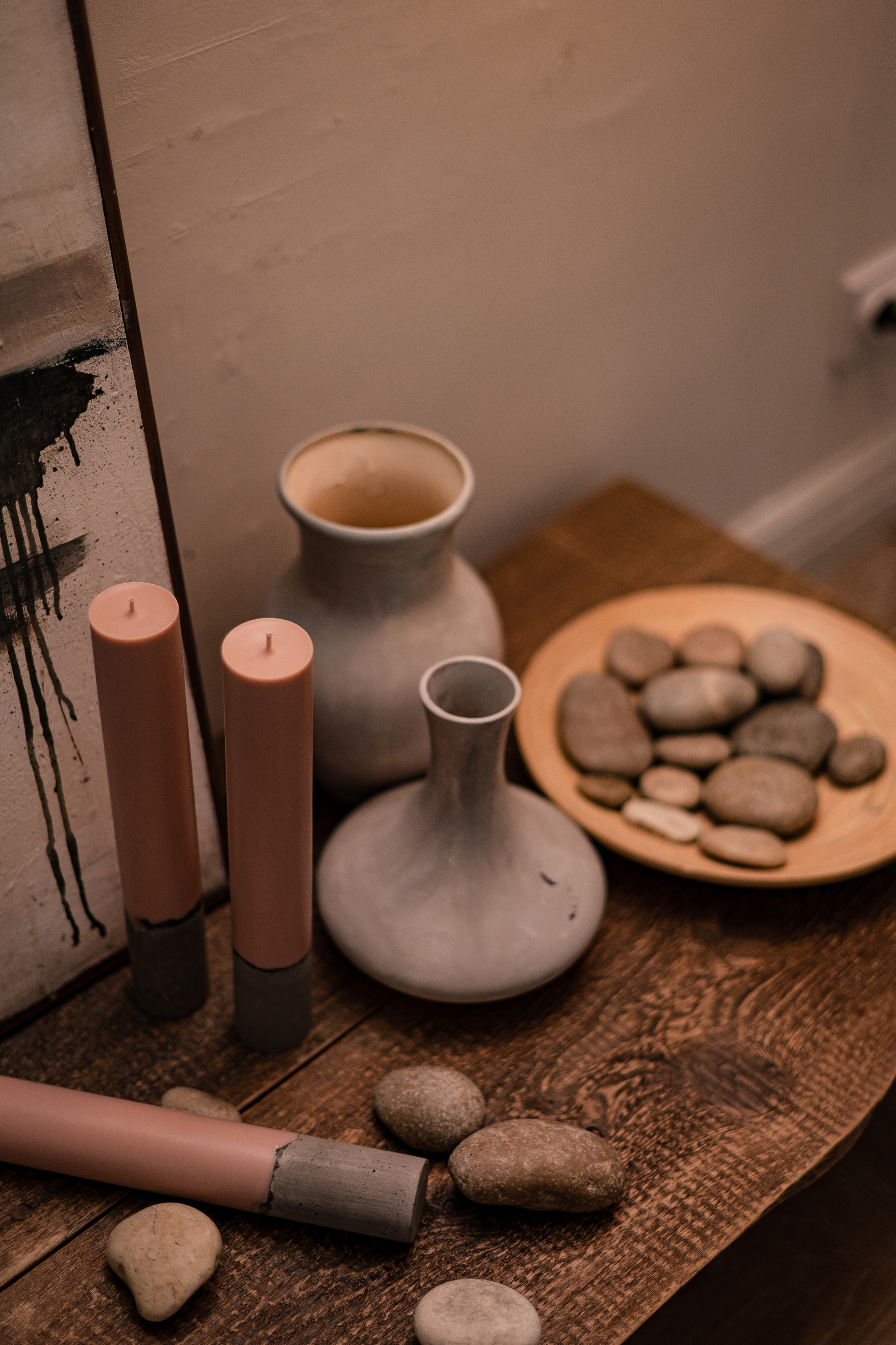 Свечи ручной работы Flame Beton. Свадебный фотограф Тюмень Анастасия Битная