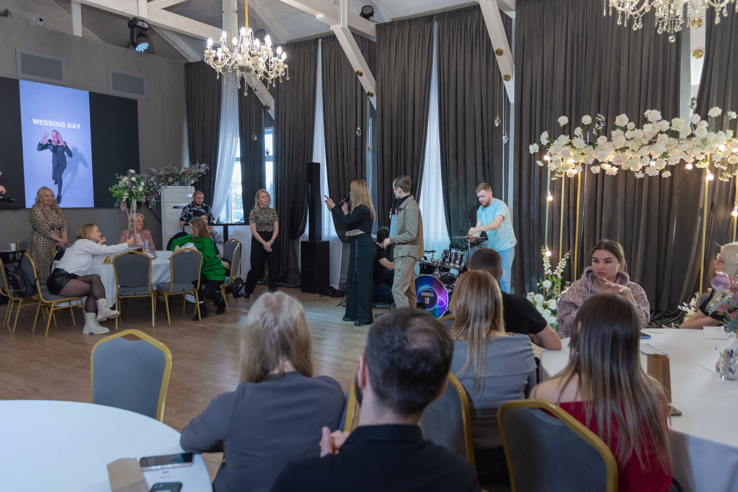 Свадебное чаепитие для молодоженов