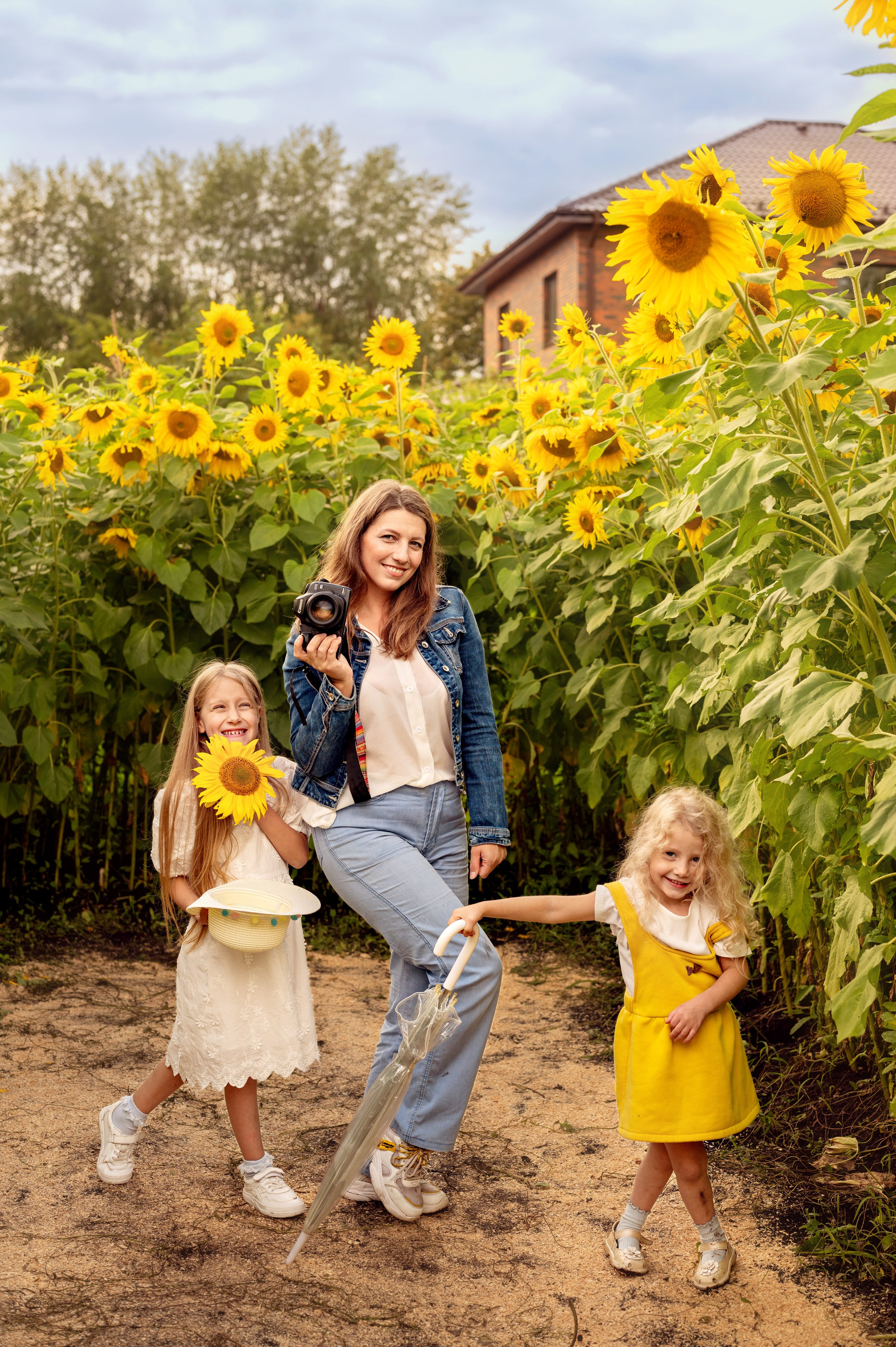 Подсолнухи. Фотограф новорожденных, семейный детский в Тюмени Татьяна Морозова