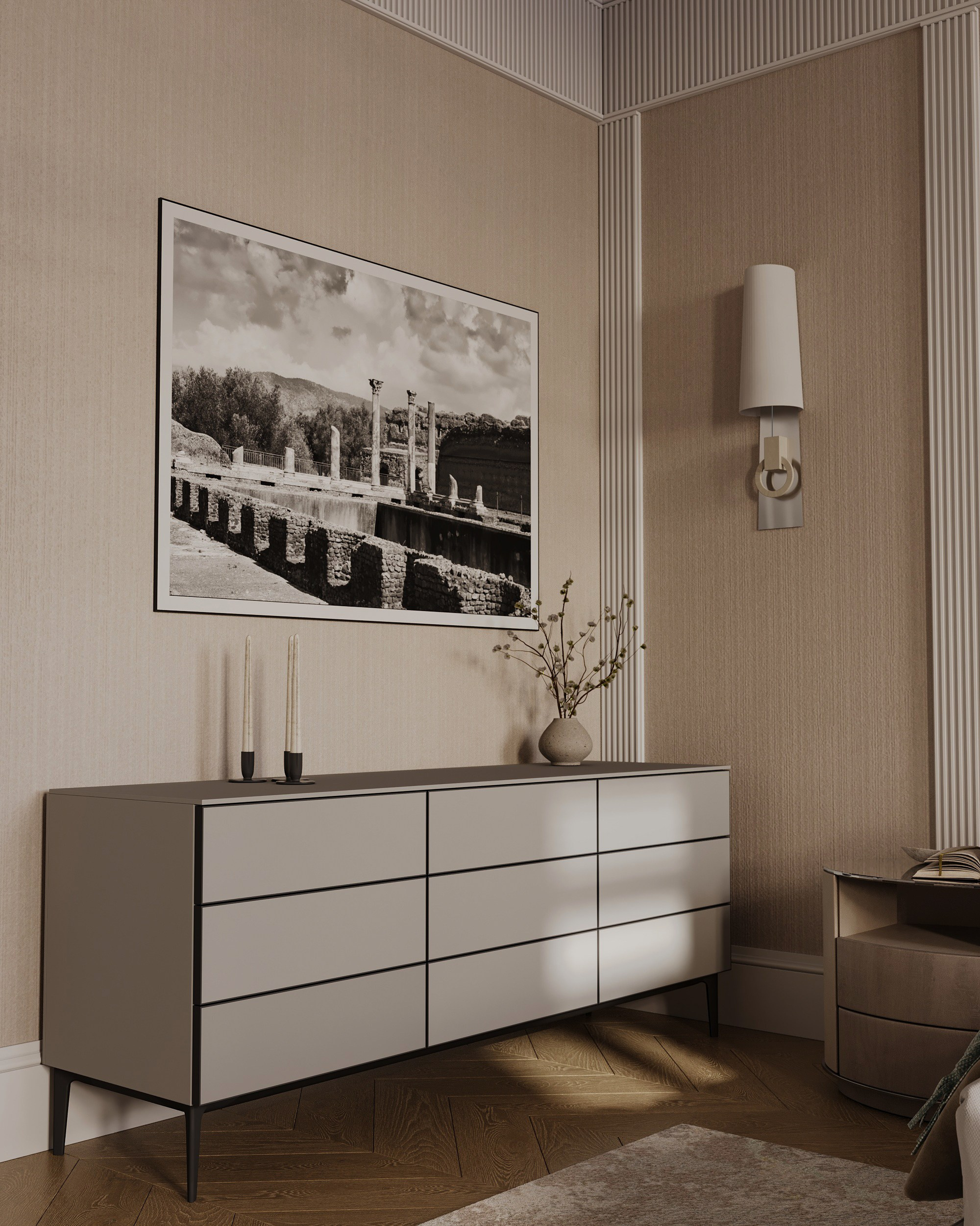 Квартира возле Смольного. 3d визуализатор интерьера Нургалиева Диана